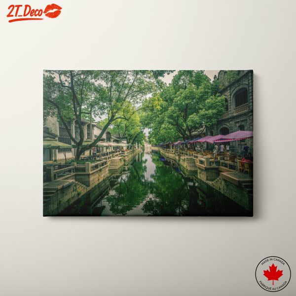 Charming Cityscape with Greenery