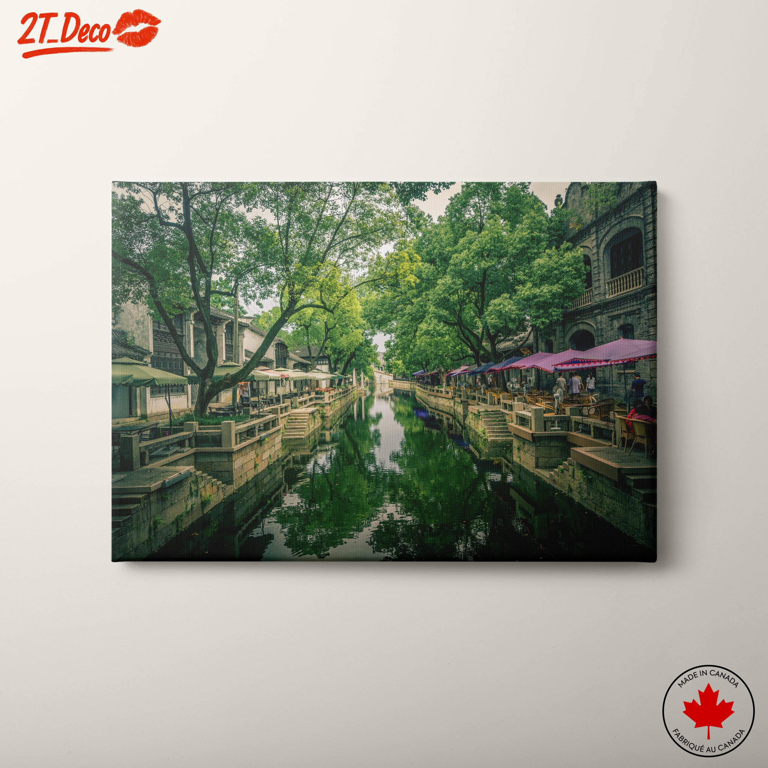 Charming Cityscape with Greenery