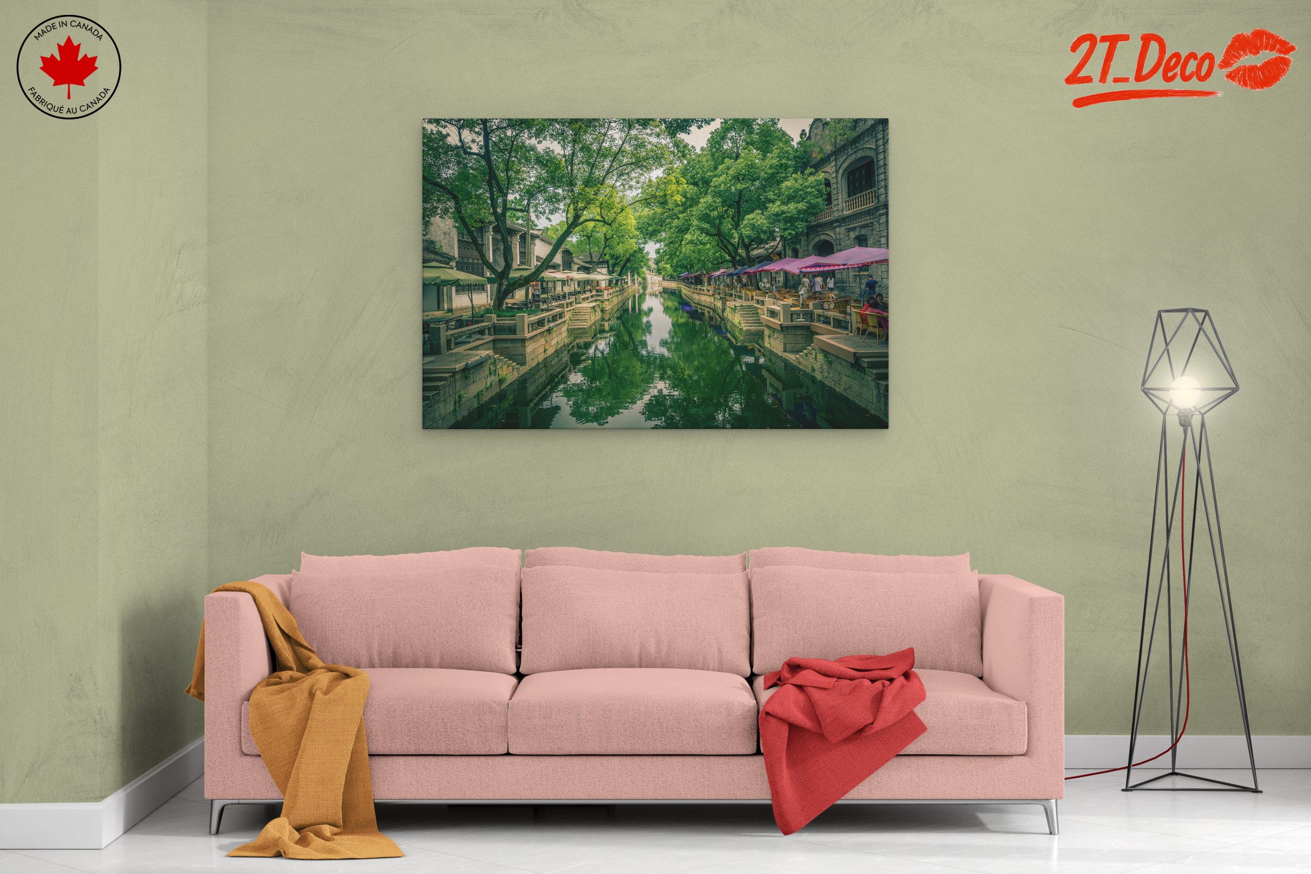 Charming Cityscape with Greenery - Image 2