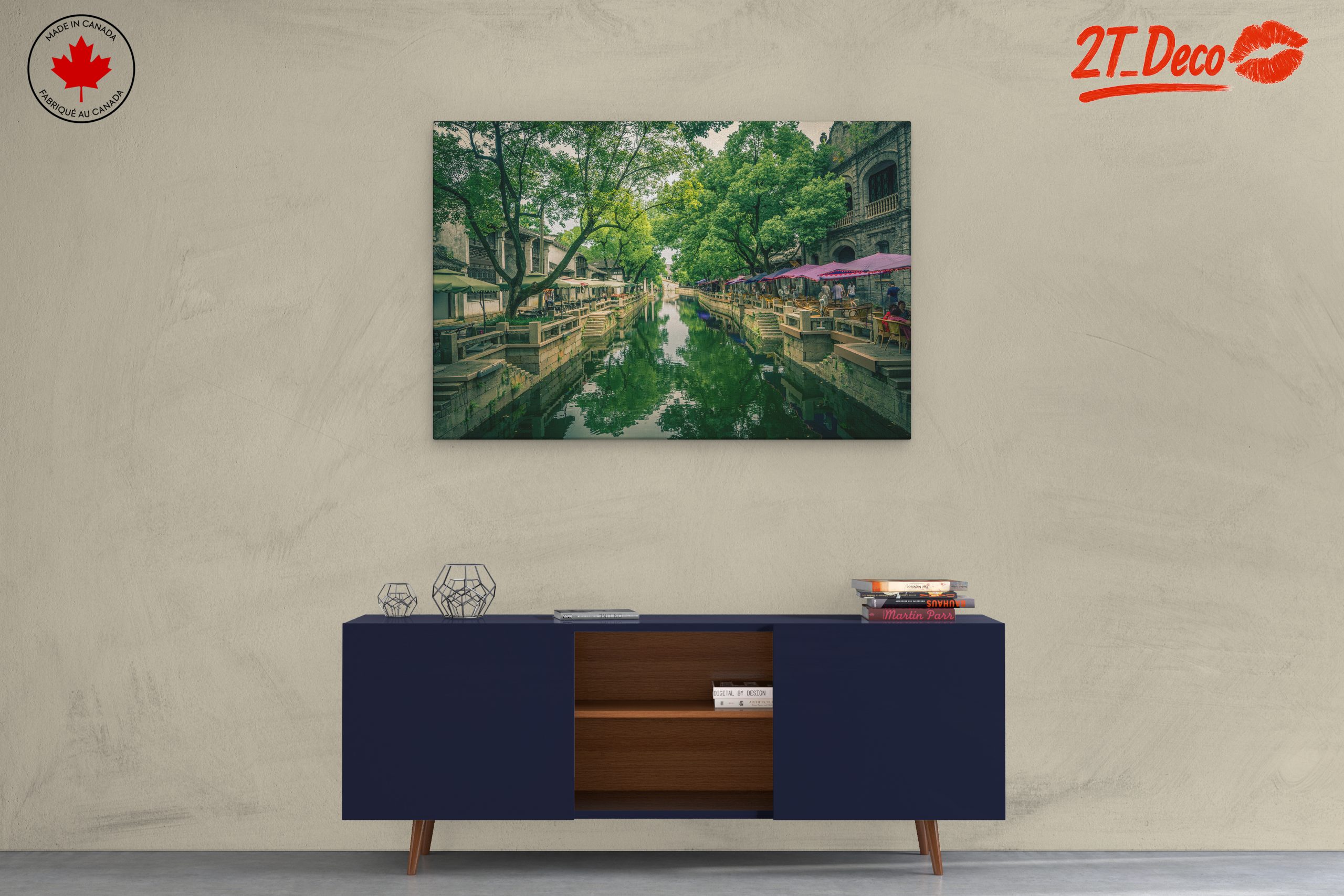Charming Cityscape with Greenery - Image 3