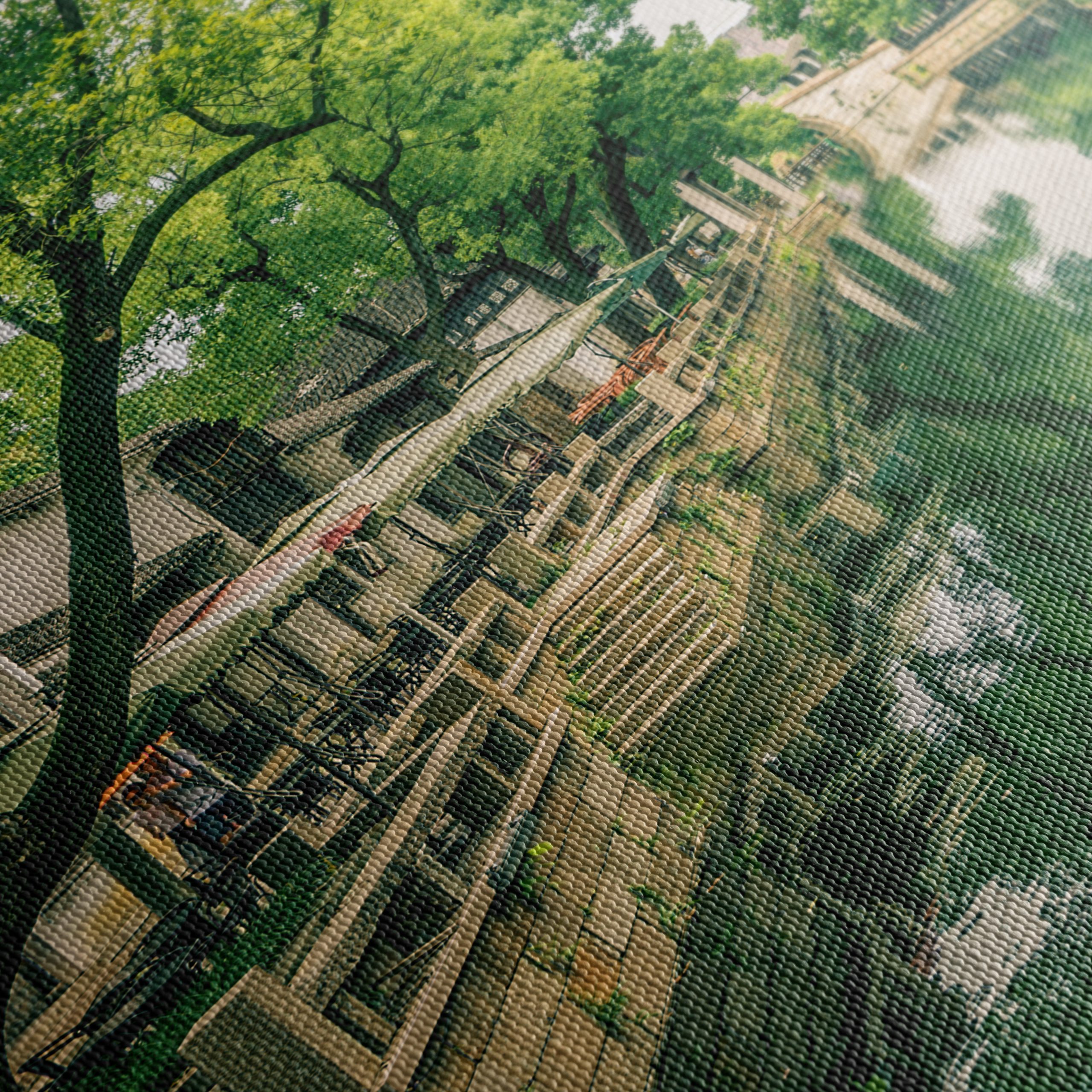 Charming Cityscape with Greenery - Image 5