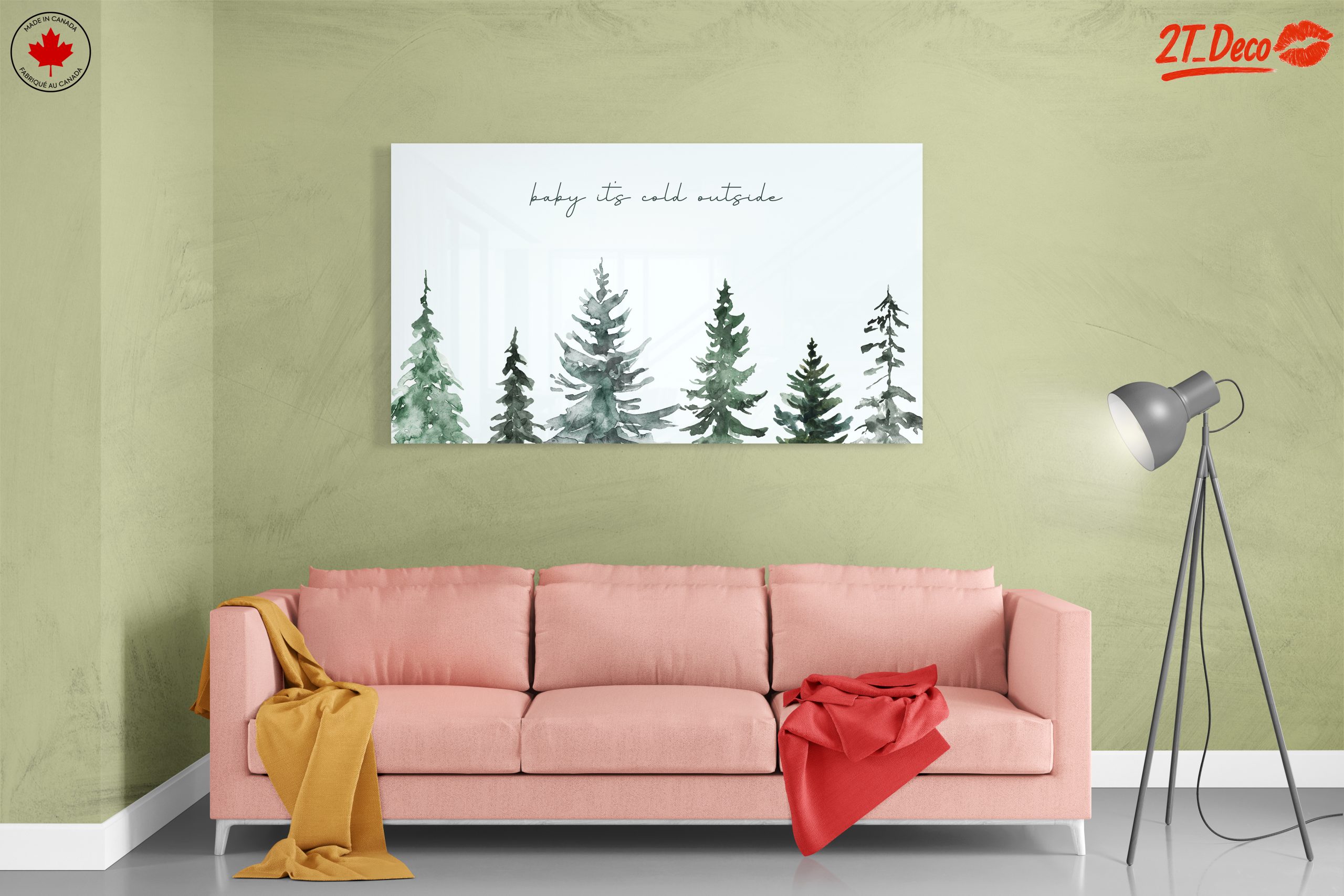 Baby It's Cold Outside with Evergreen Trees - Image 7