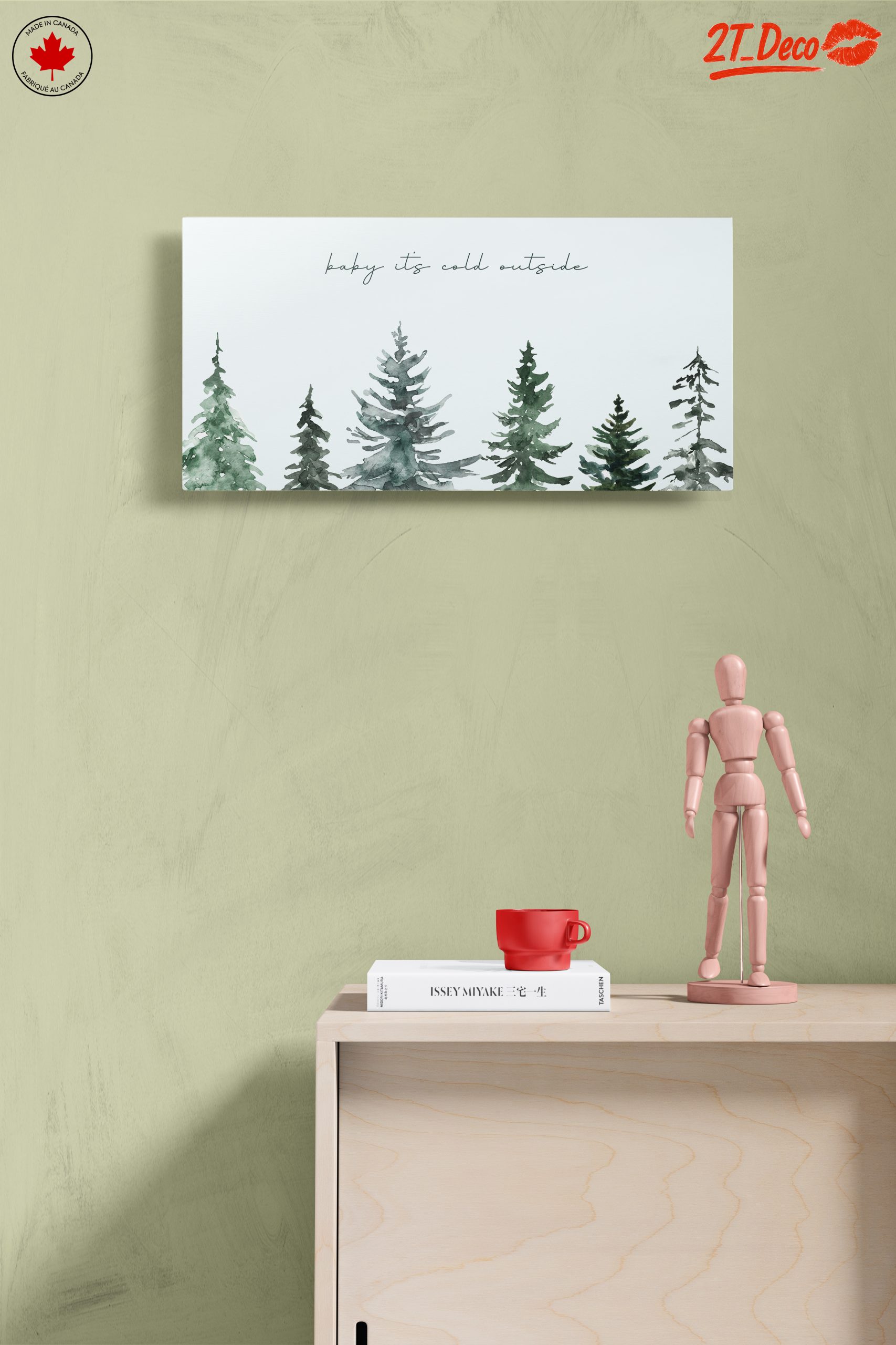 Baby It's Cold Outside with Evergreen Trees - Image 14