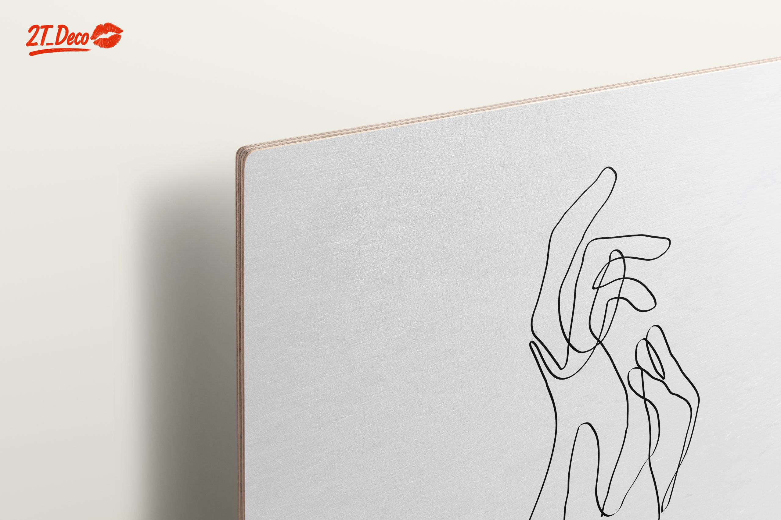 Minimalist Hands Line Drawing Art - Image 15