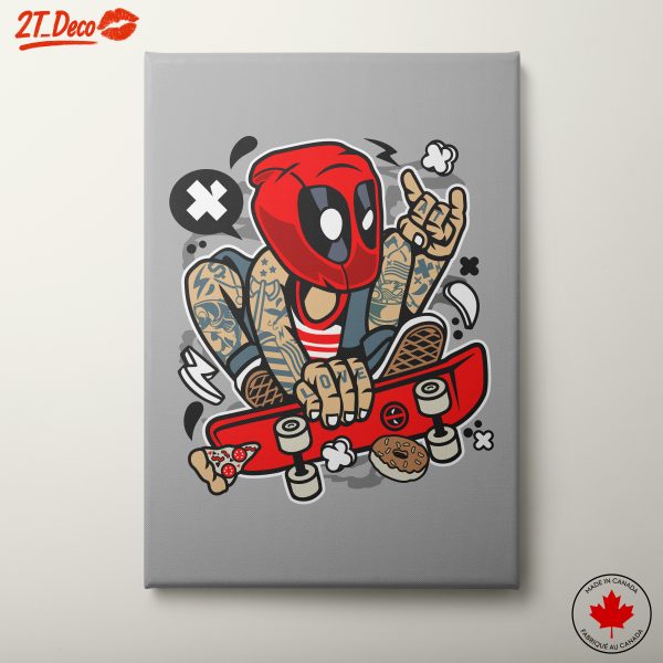 Cool Skateboarding Anime Character Art