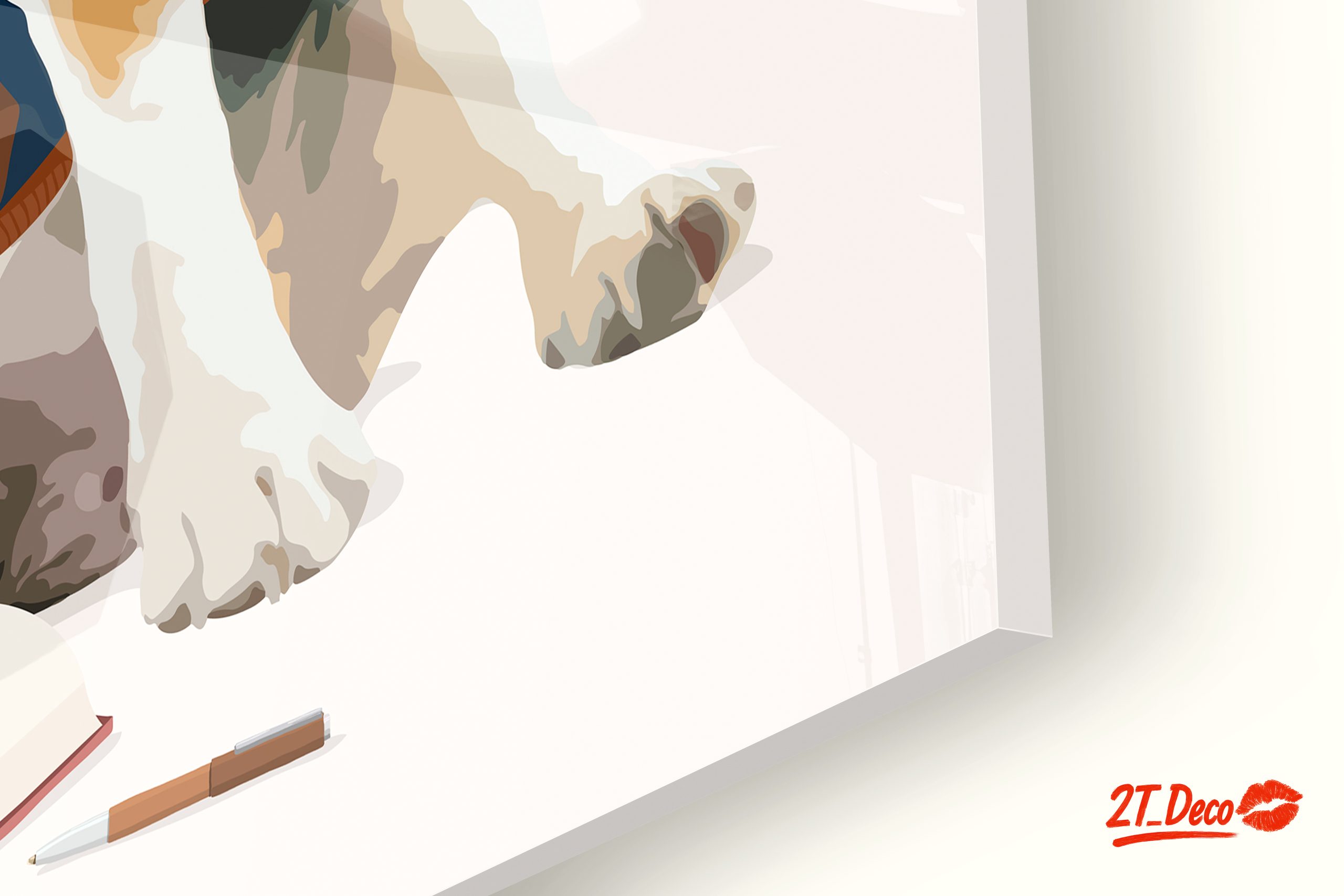 Whimsical Beagle in Scholar Outfit - Image 9
