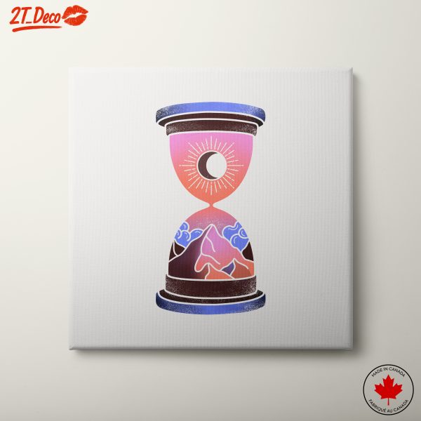 Beautiful Celestial Time Illustration for Wall Decor