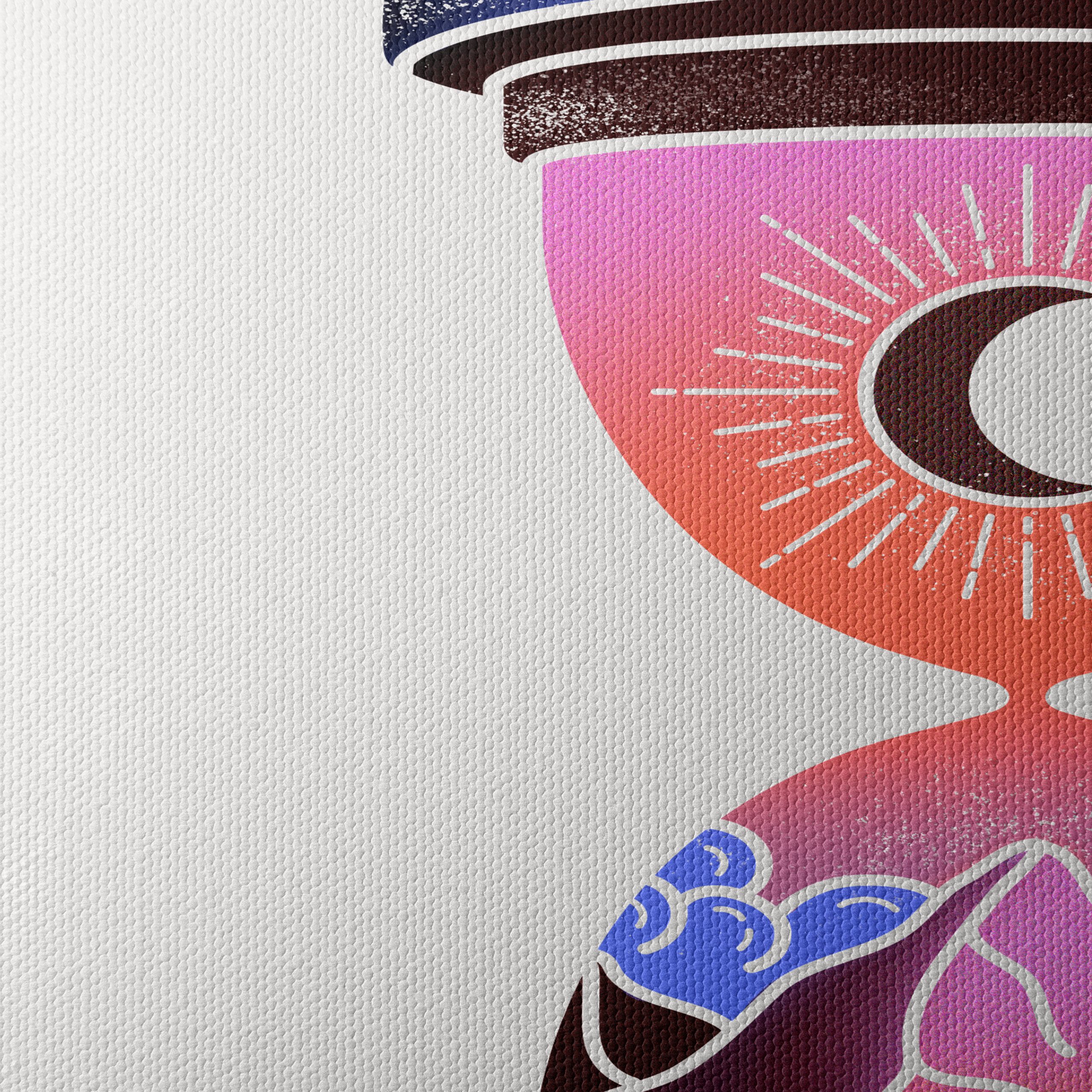 Beautiful Celestial Time Illustration for Wall Decor - Image 4