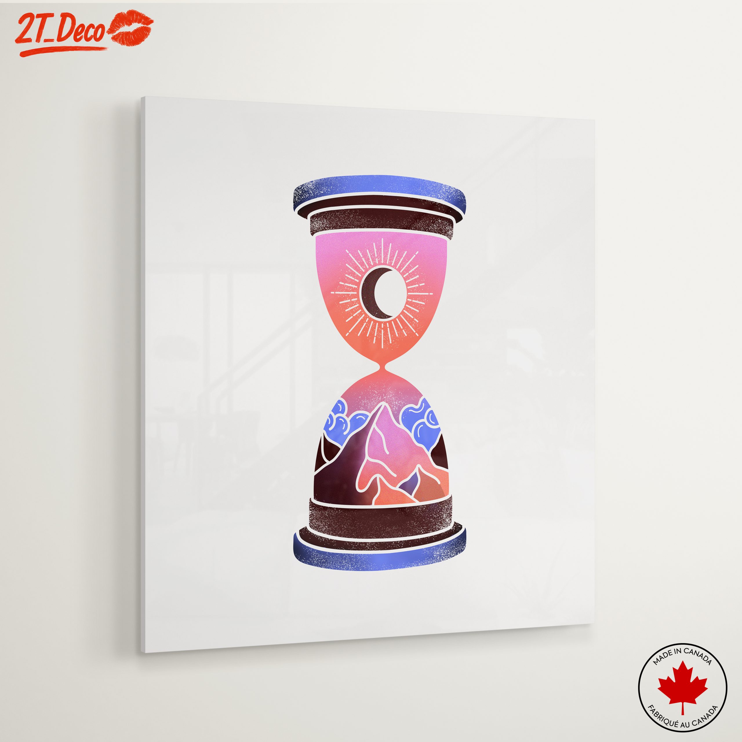 Beautiful Celestial Time Illustration for Wall Decor - Image 6