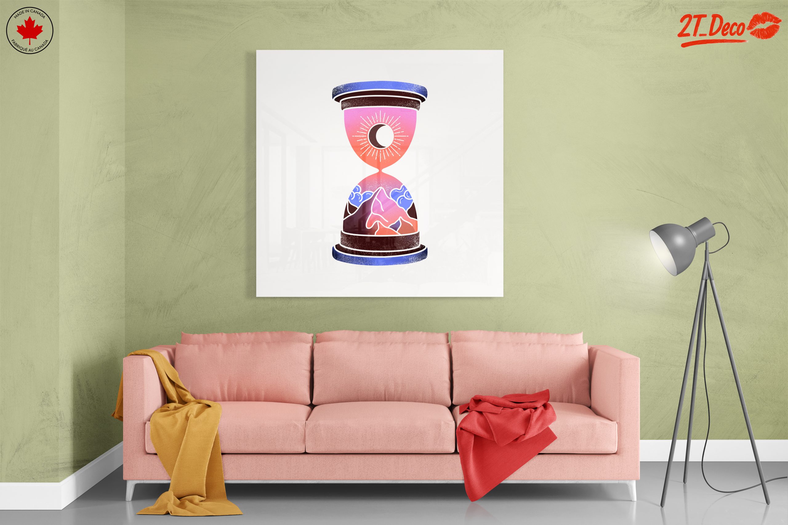 Beautiful Celestial Time Illustration for Wall Decor - Image 7