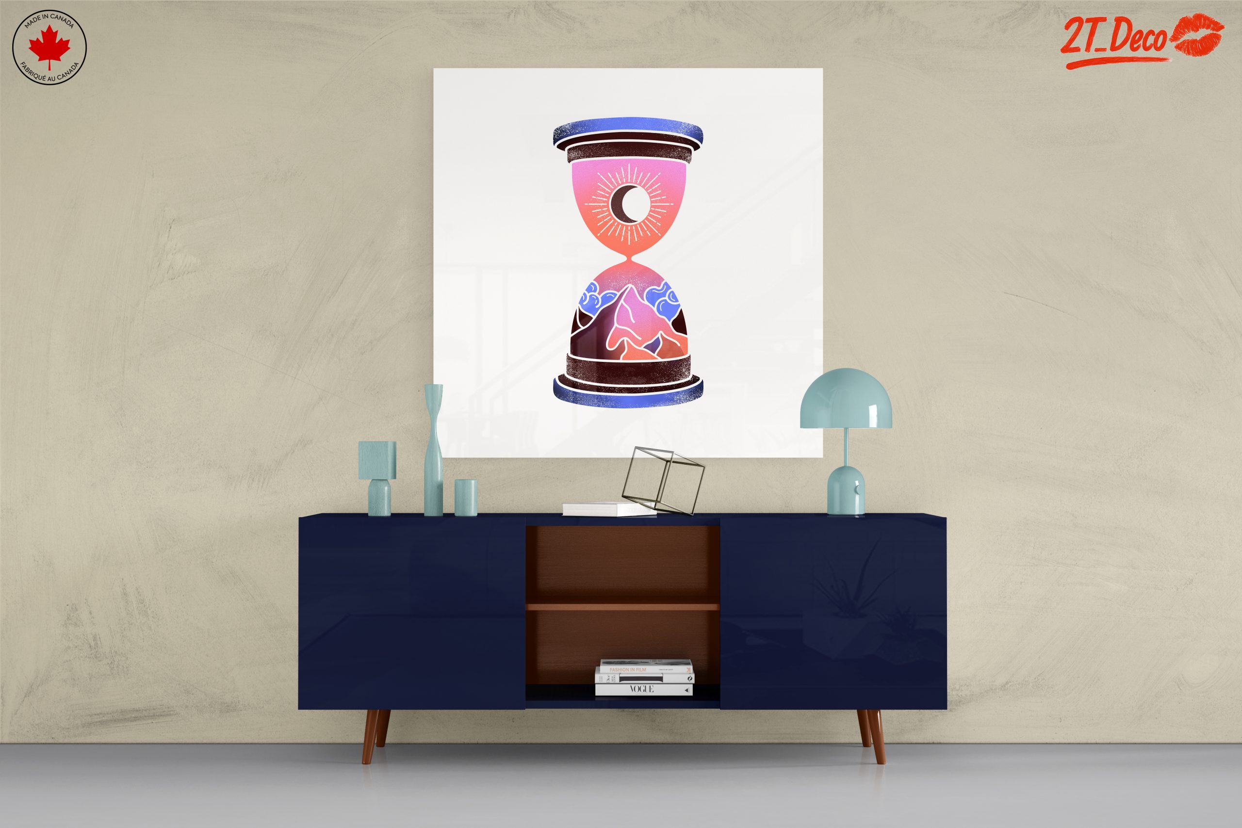 Beautiful Celestial Time Illustration for Wall Decor - Image 8