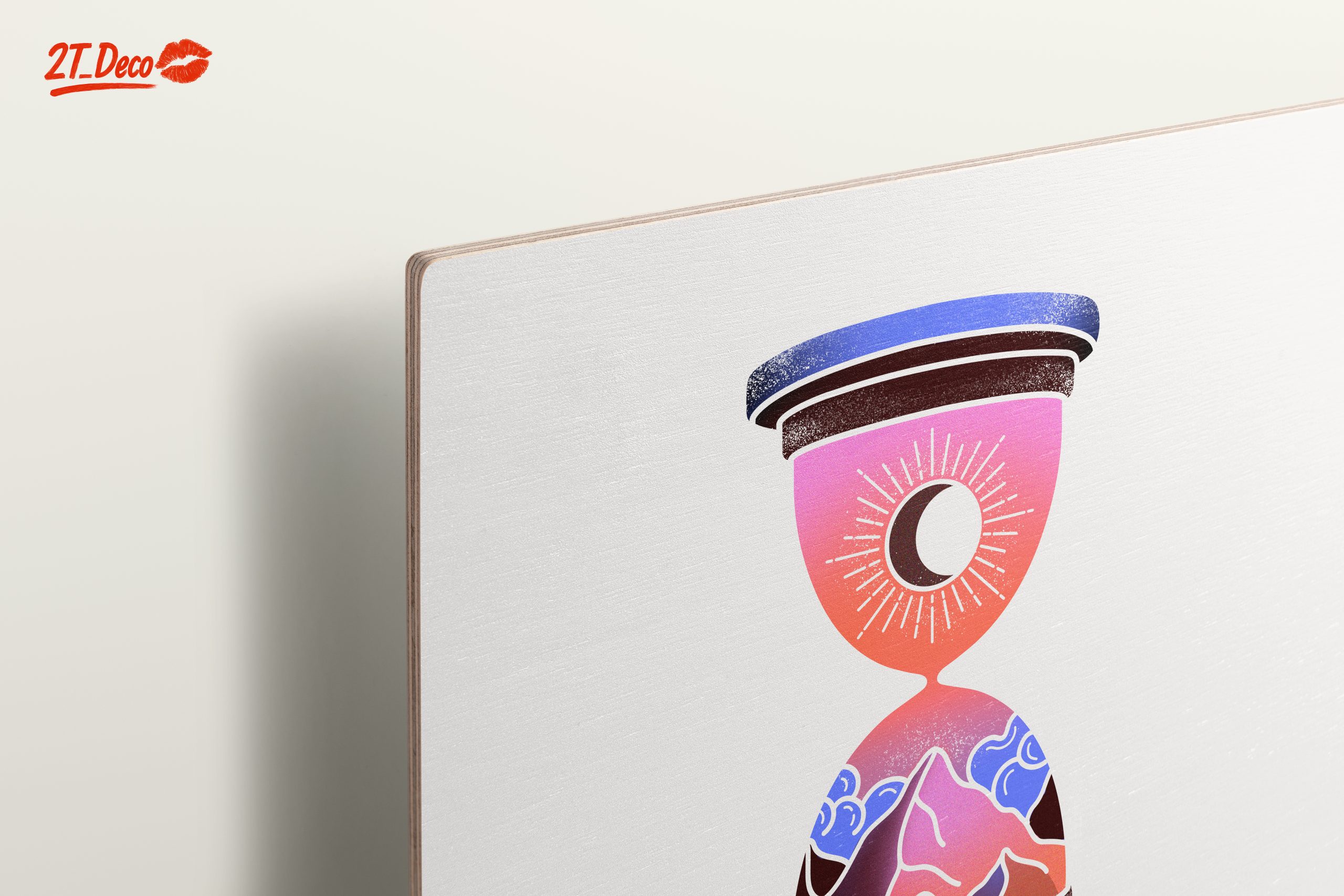 Beautiful Celestial Time Illustration for Wall Decor - Image 15