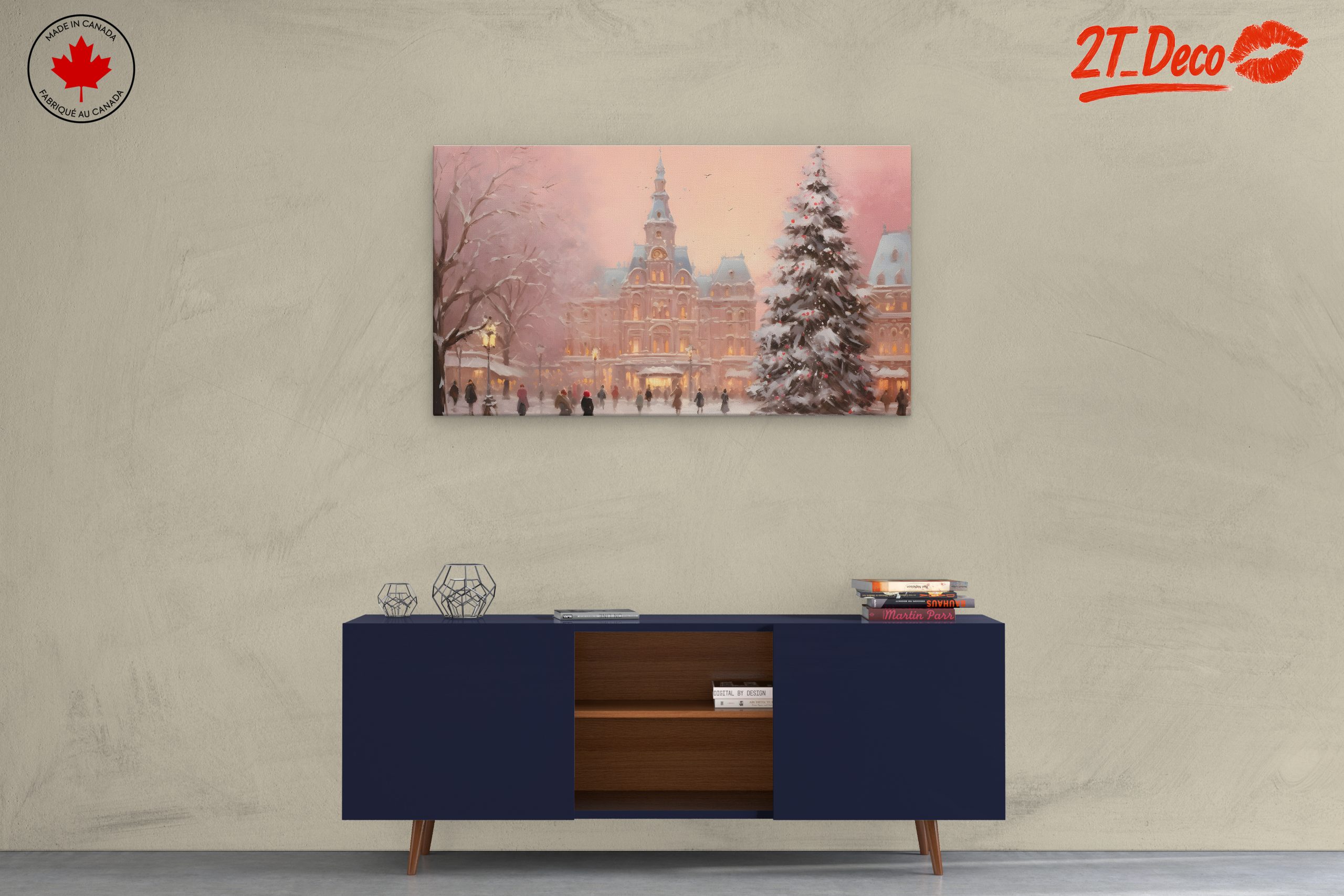 Charming Winter Cityscape with Snow 2 - Image 3