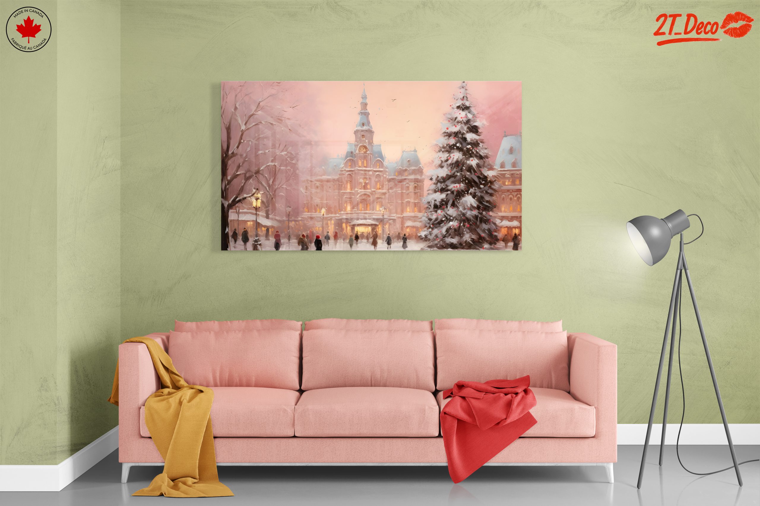 Charming Winter Cityscape with Snow 2 - Image 7