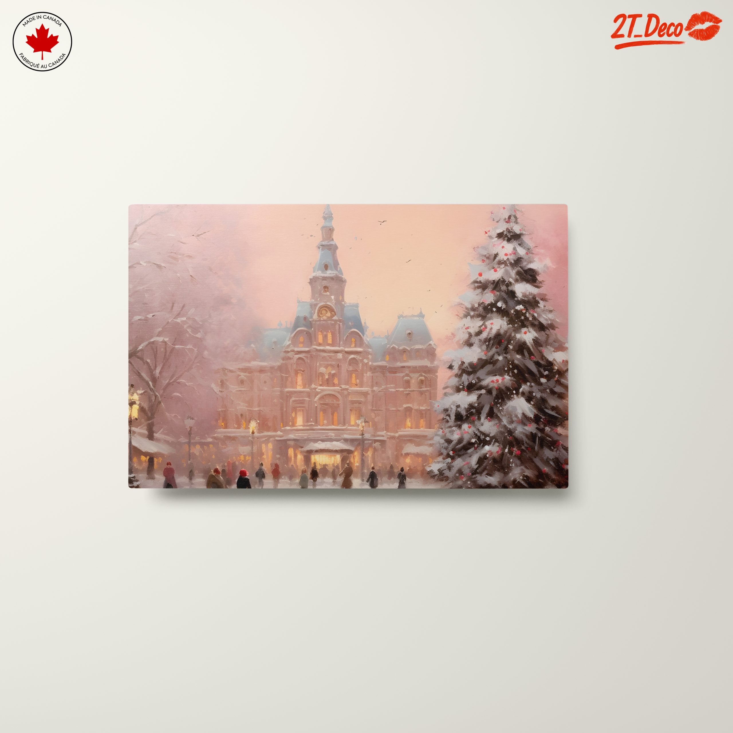 Charming Winter Cityscape with Snow 2 - Image 10