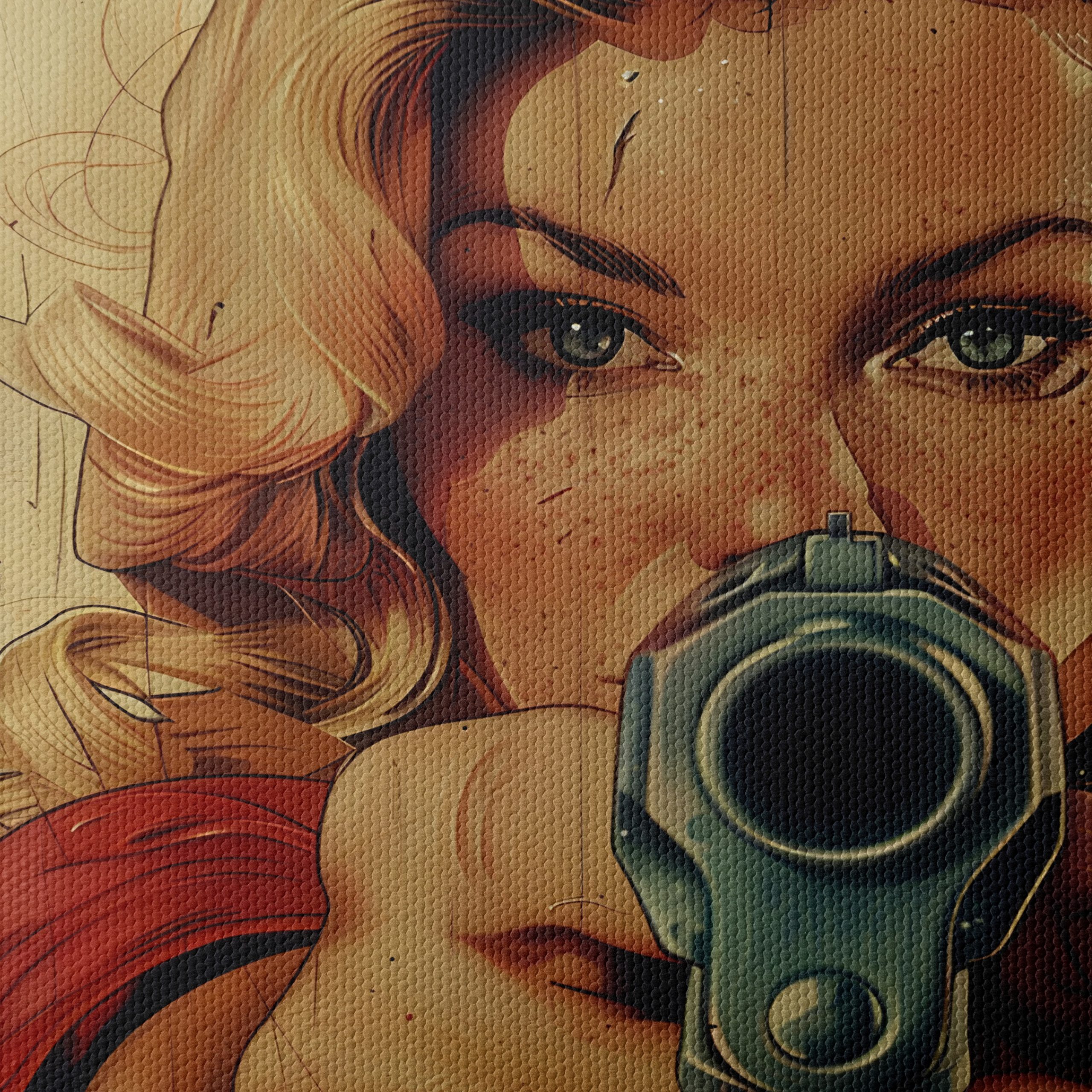 Harley Quinn Pop Art with Gun - Image 4