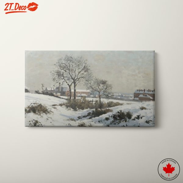 Serene Winter Landscape with Snow