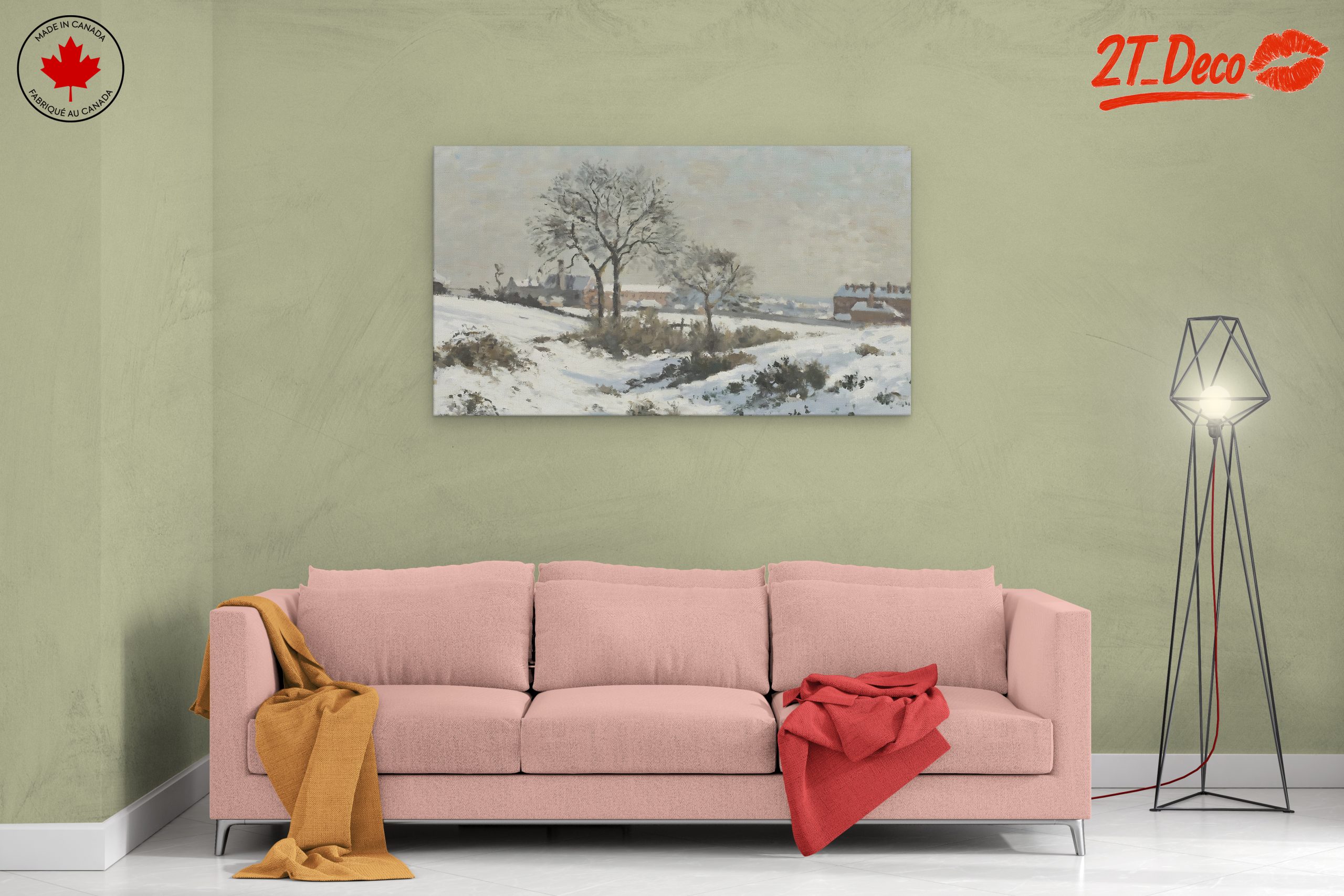 Serene Winter Landscape with Snow - Image 2