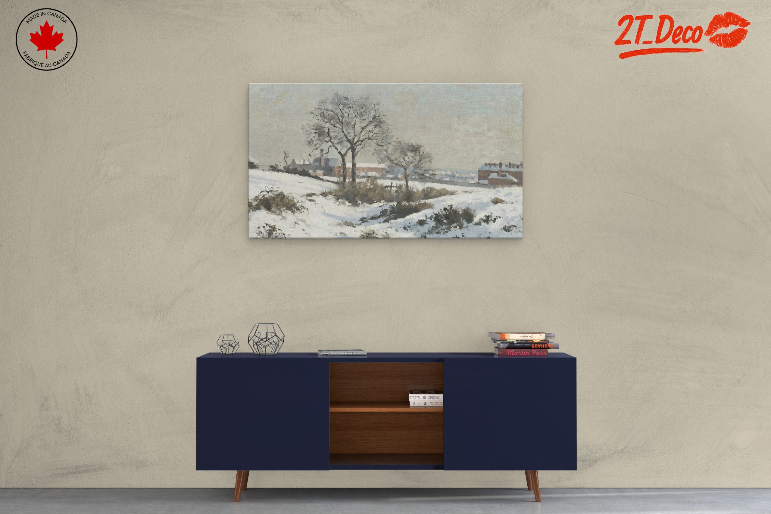 Serene Winter Landscape with Snow - Image 3