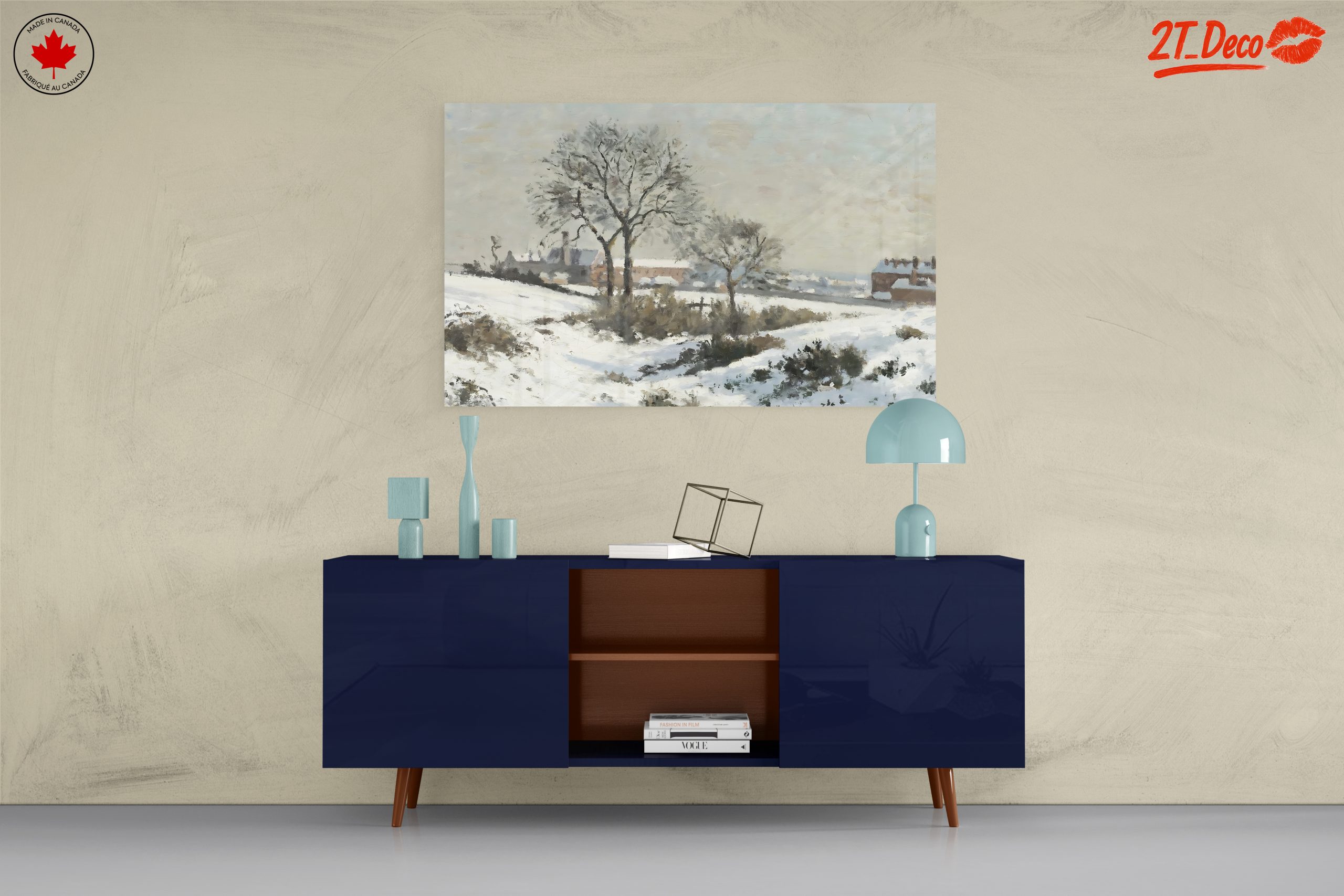 Serene Winter Landscape with Snow - Image 8