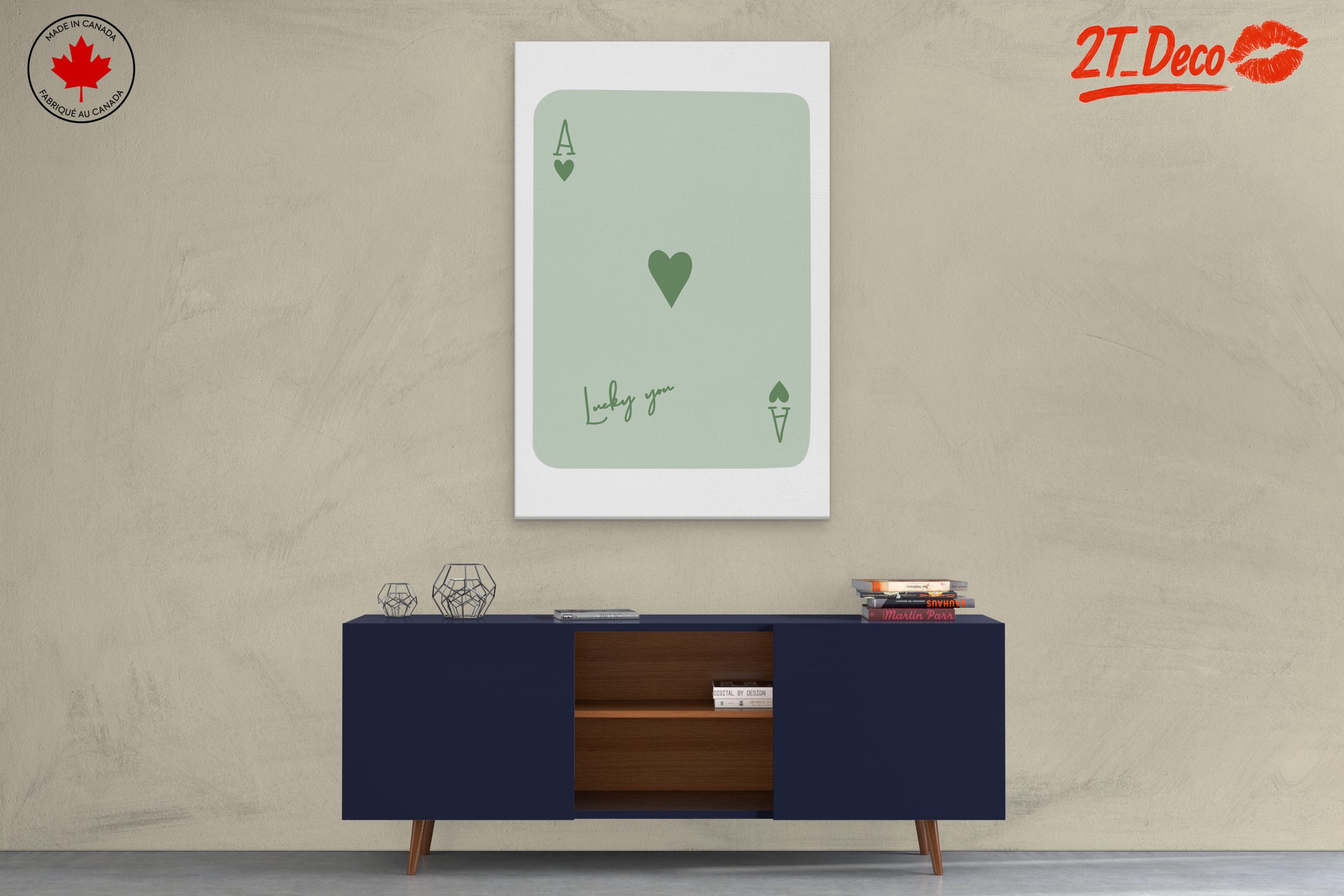 Charming Playing Card Design Featuring Lucky You - Image 3