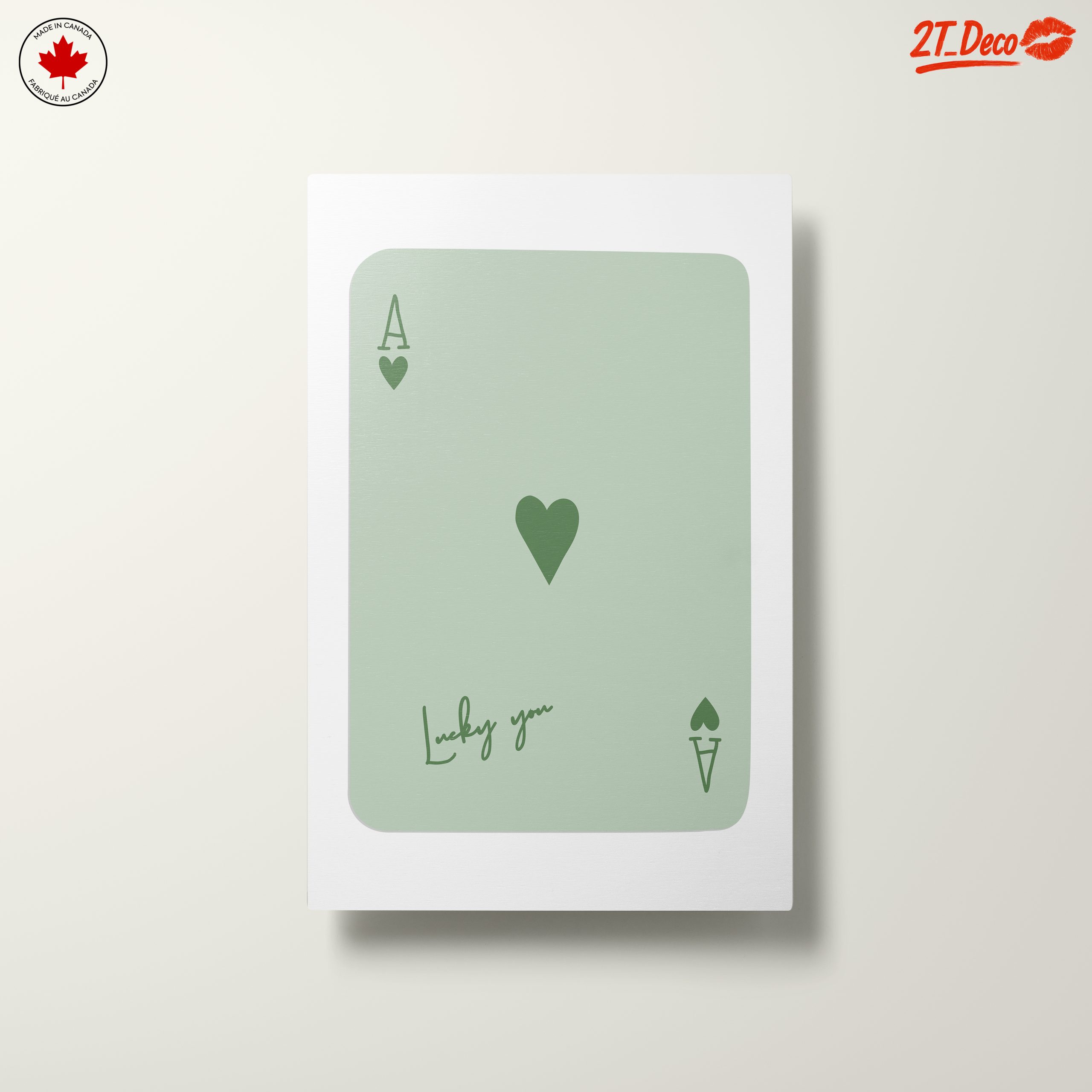 Charming Playing Card Design Featuring Lucky You - Image 10