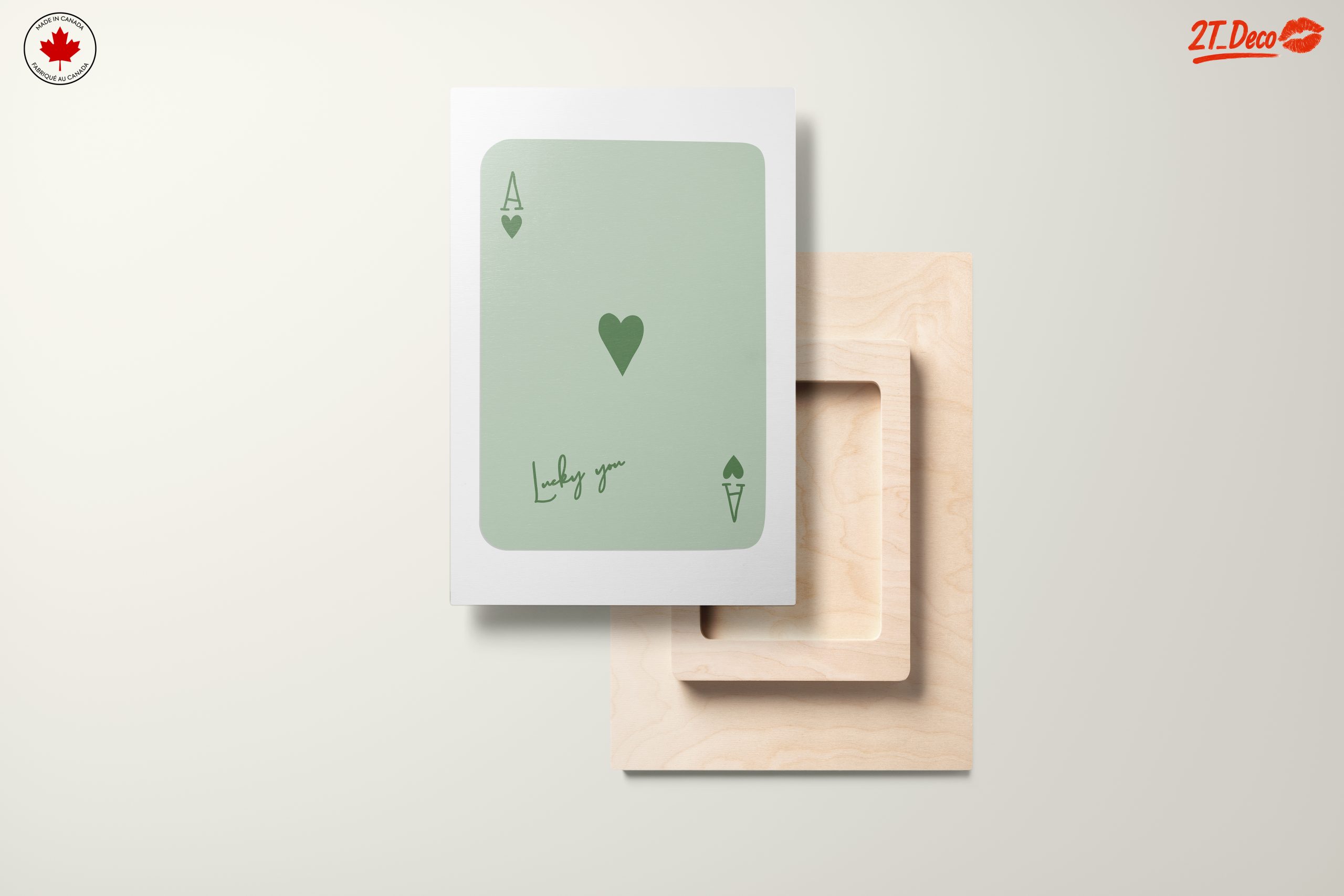 Charming Playing Card Design Featuring Lucky You - Image 11