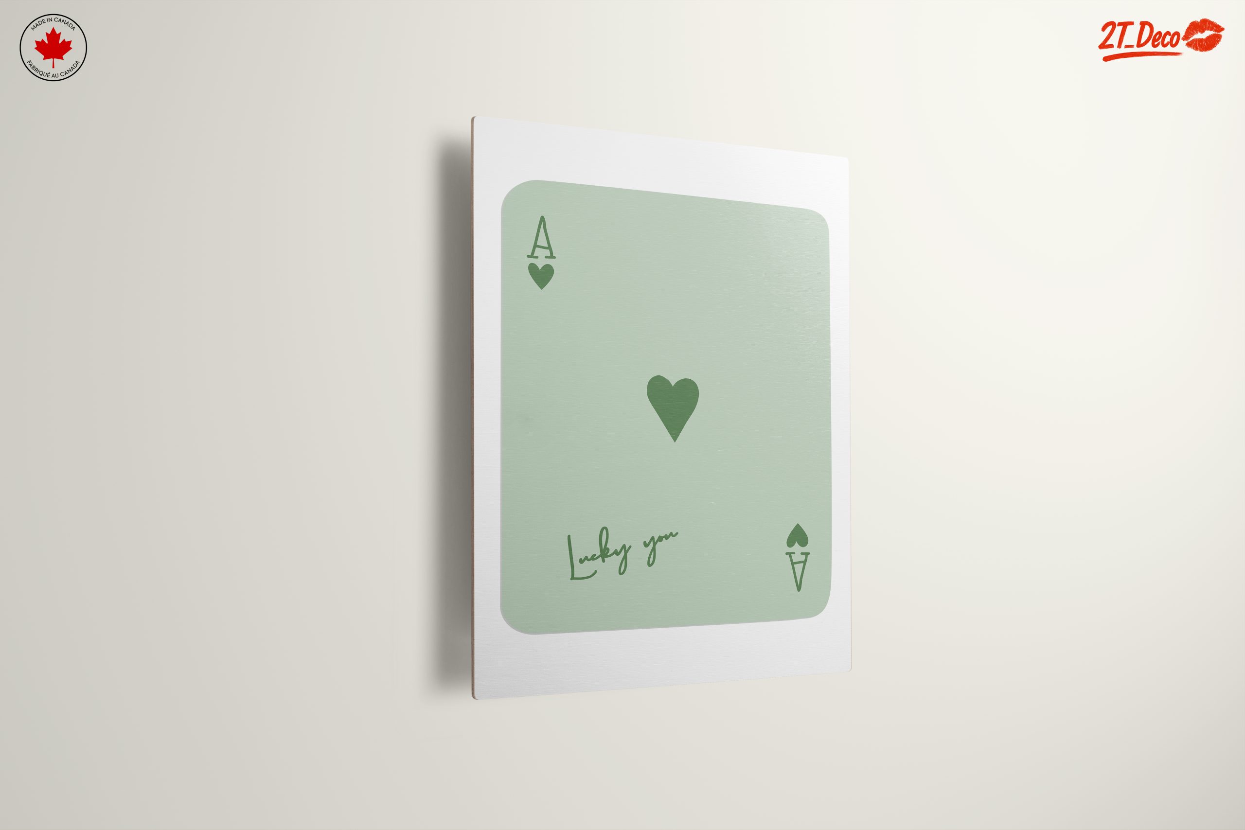Charming Playing Card Design Featuring Lucky You - Image 13
