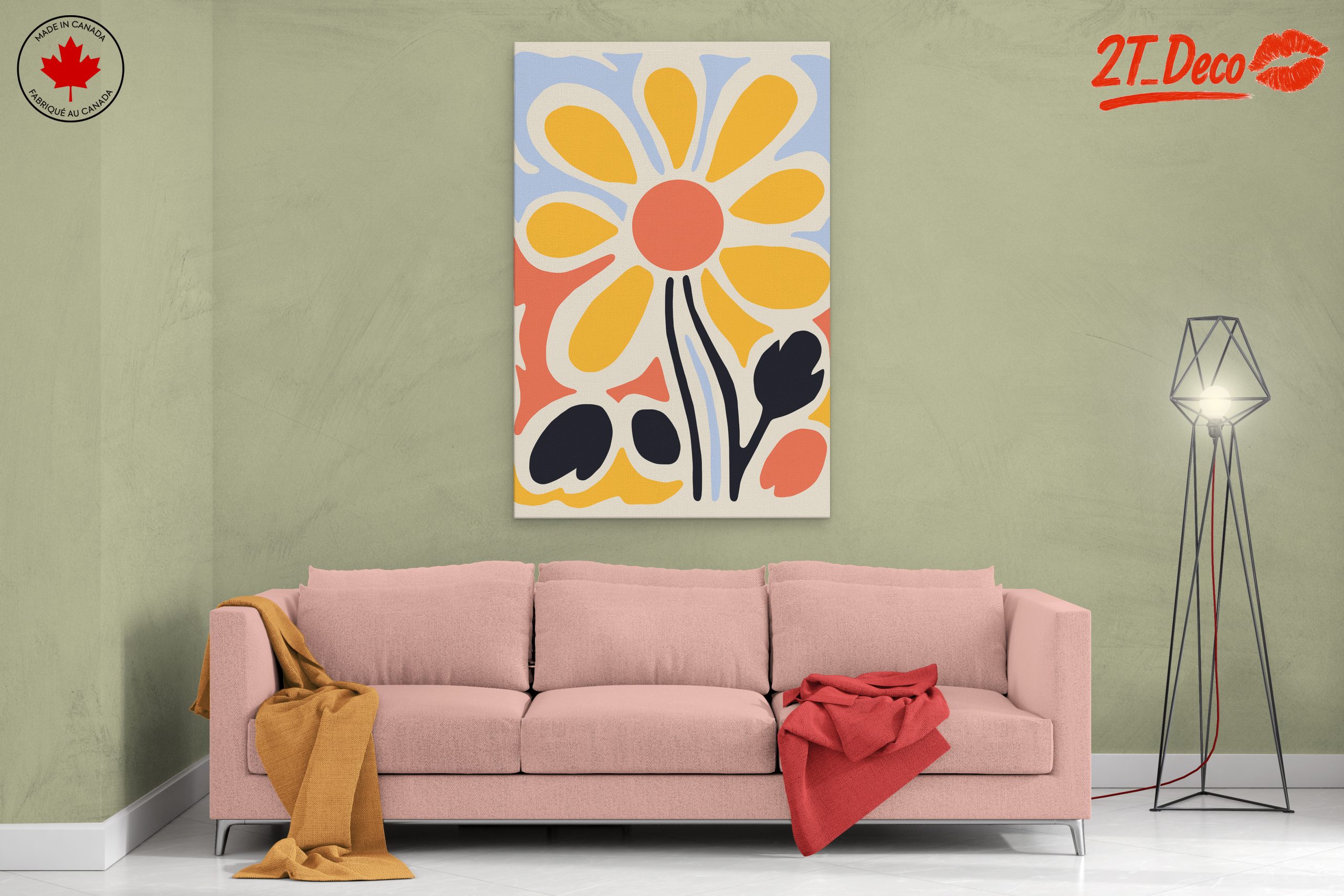 Stylized Floral Abstract Art 2 - Image 2