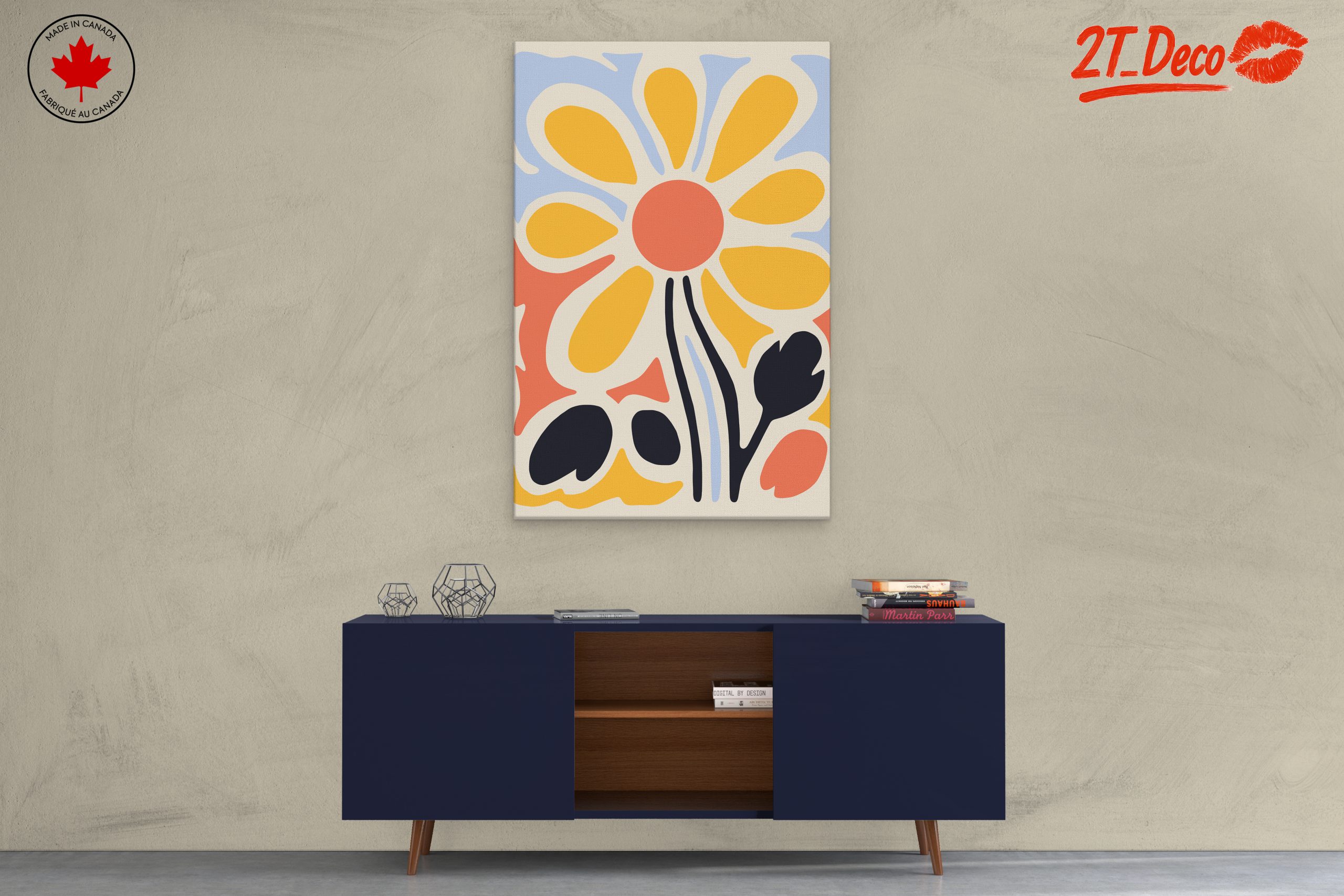 Stylized Floral Abstract Art 2 - Image 3