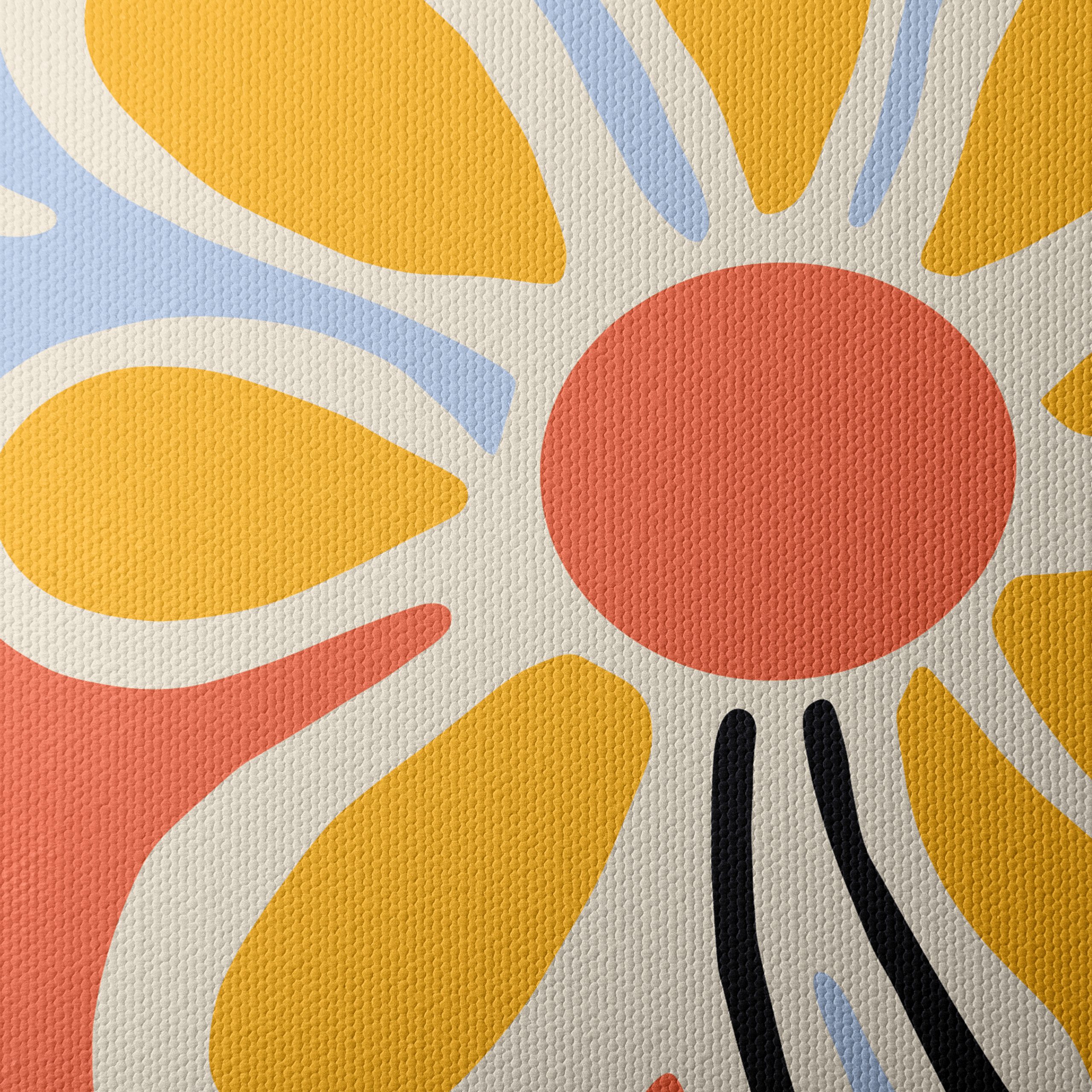 Stylized Floral Abstract Art 2 - Image 4