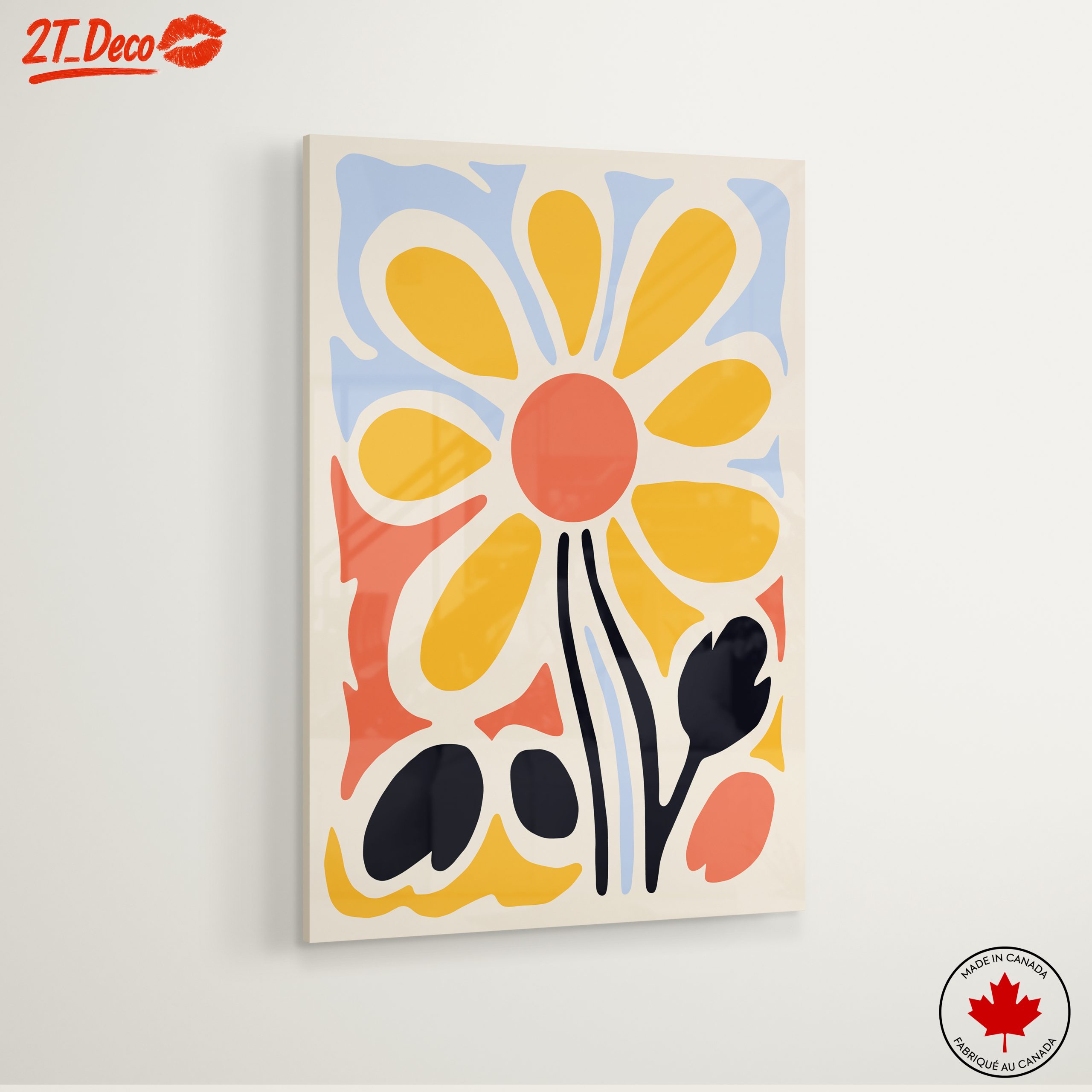 Stylized Floral Abstract Art 2 - Image 6