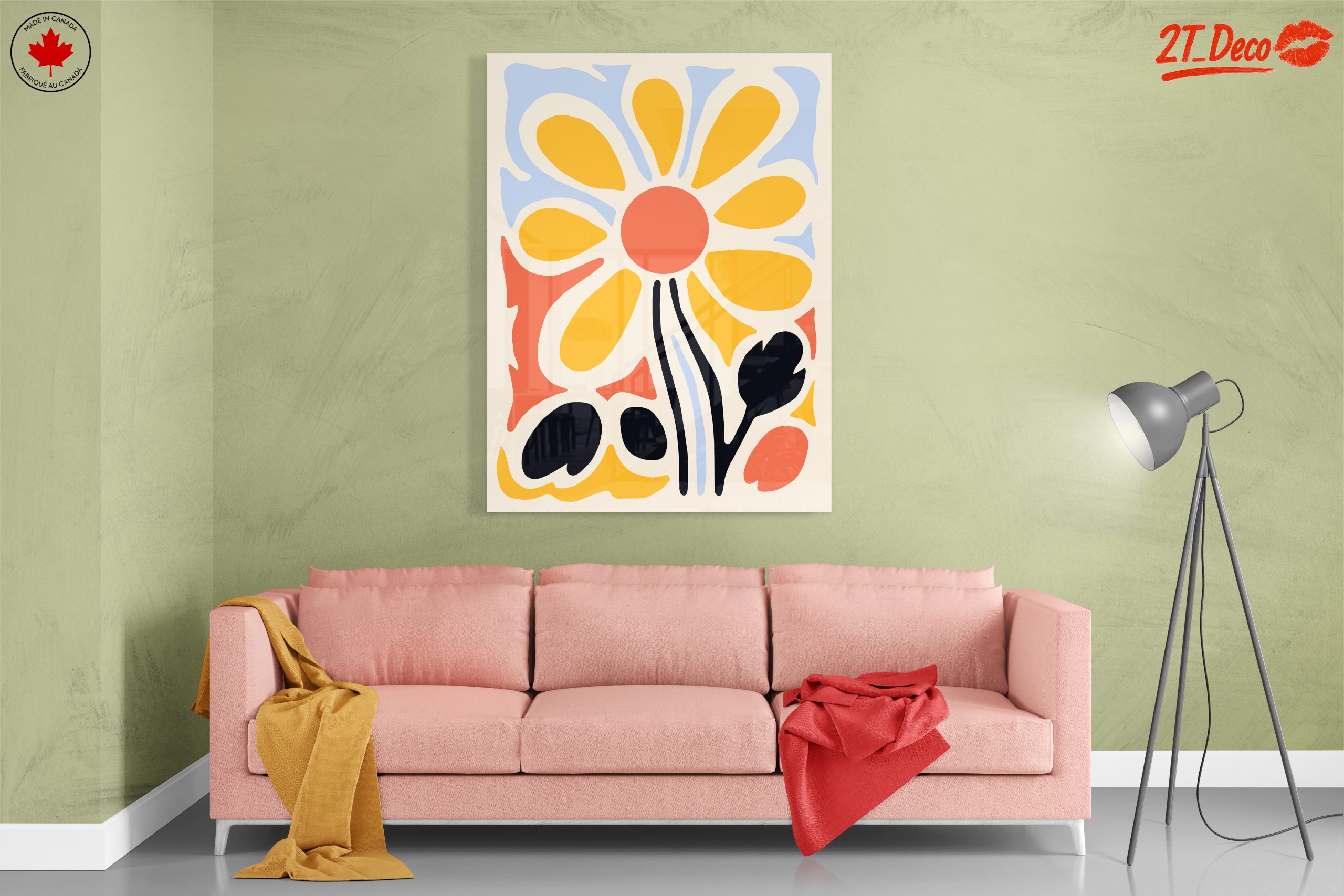 Stylized Floral Abstract Art 2 - Image 7
