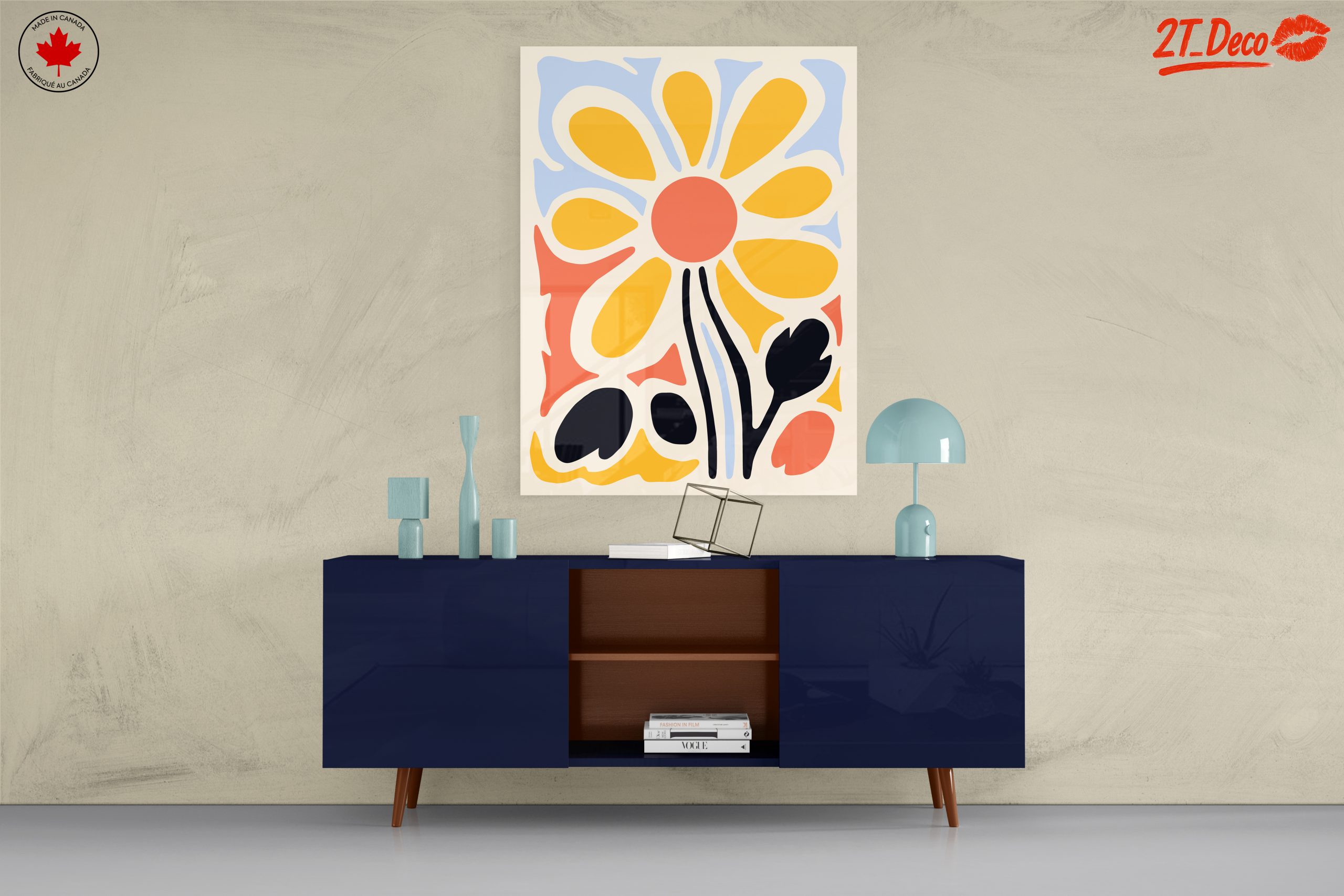 Stylized Floral Abstract Art 2 - Image 8