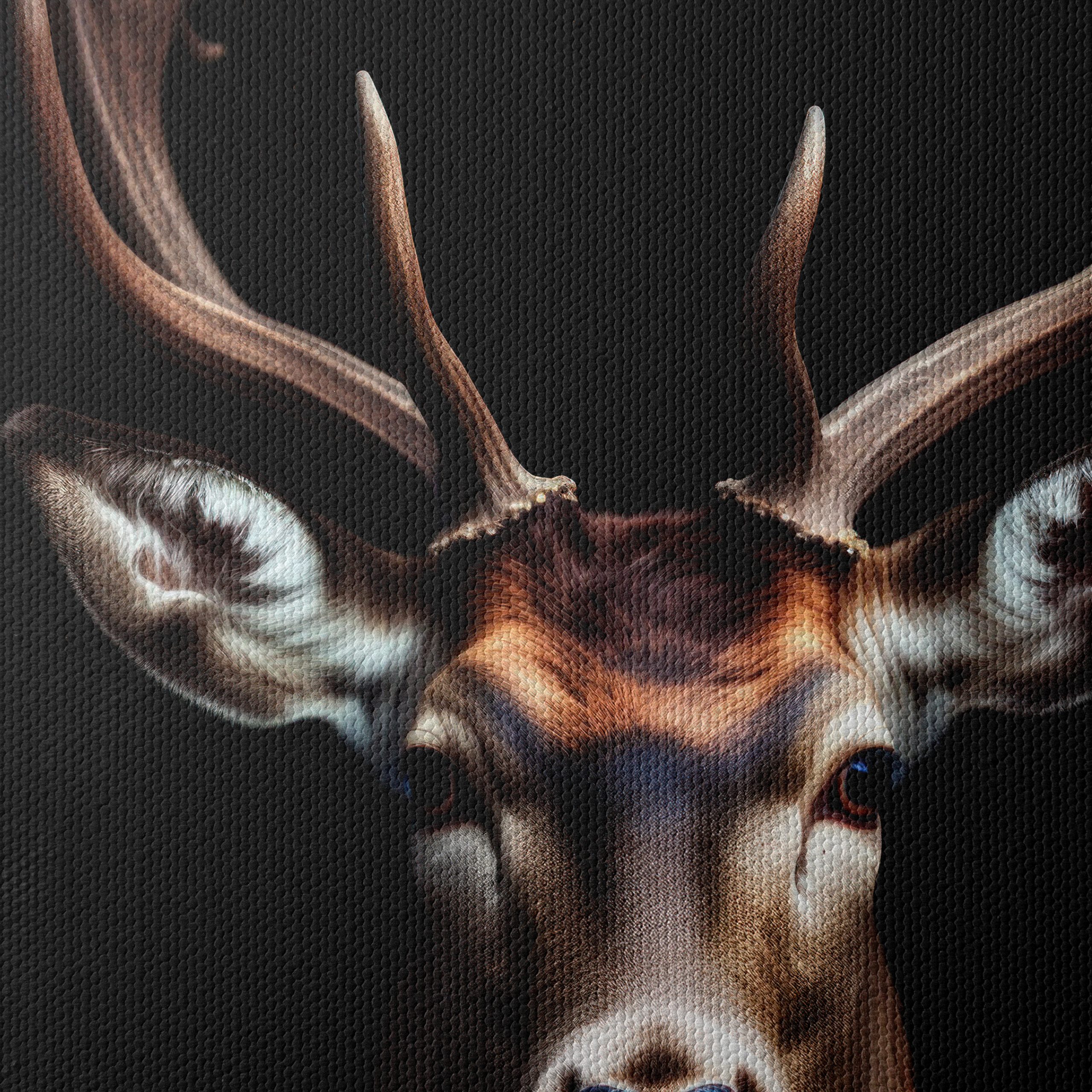 Regal Stag Portrait in Artistic Style - Image 4