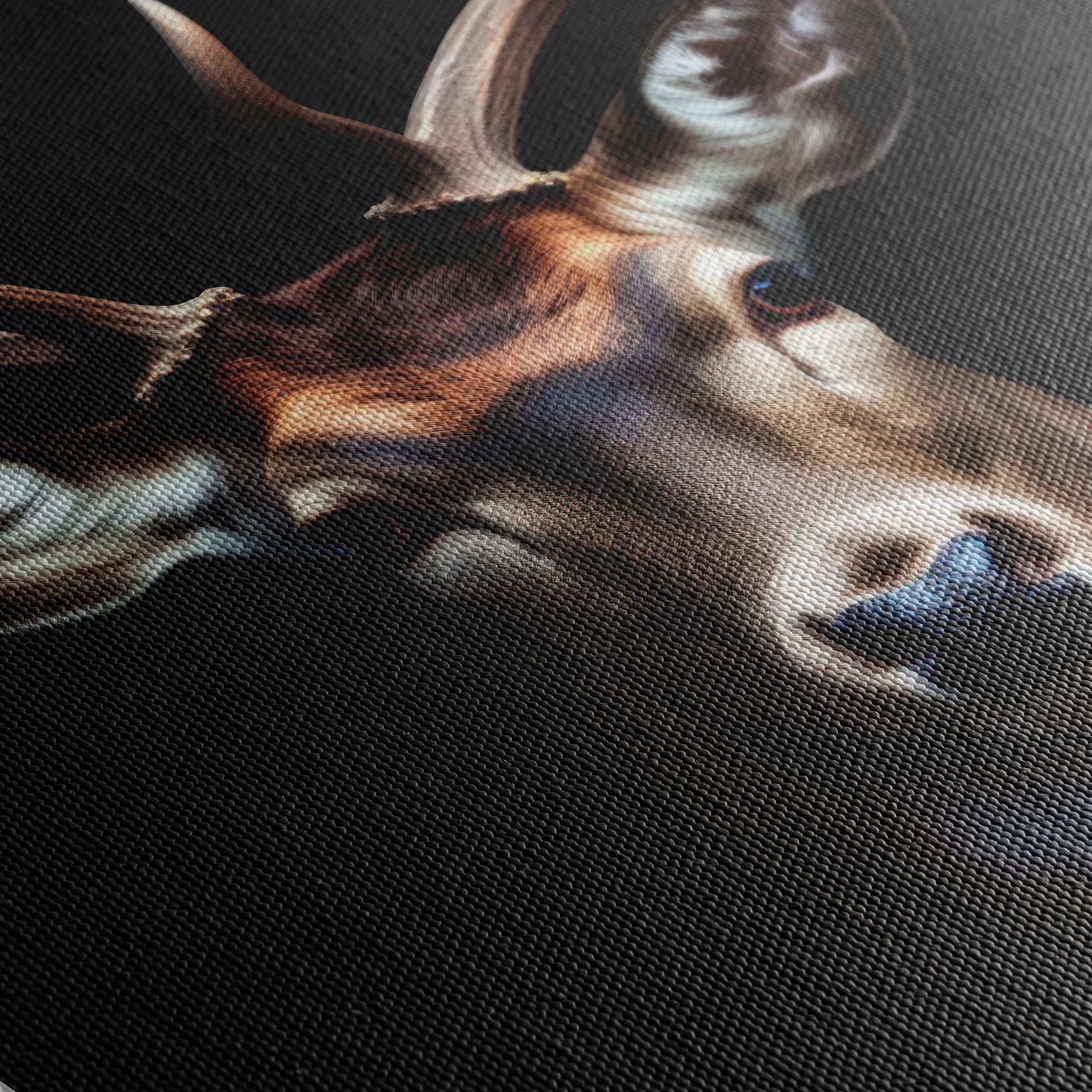 Regal Stag Portrait in Artistic Style - Image 5