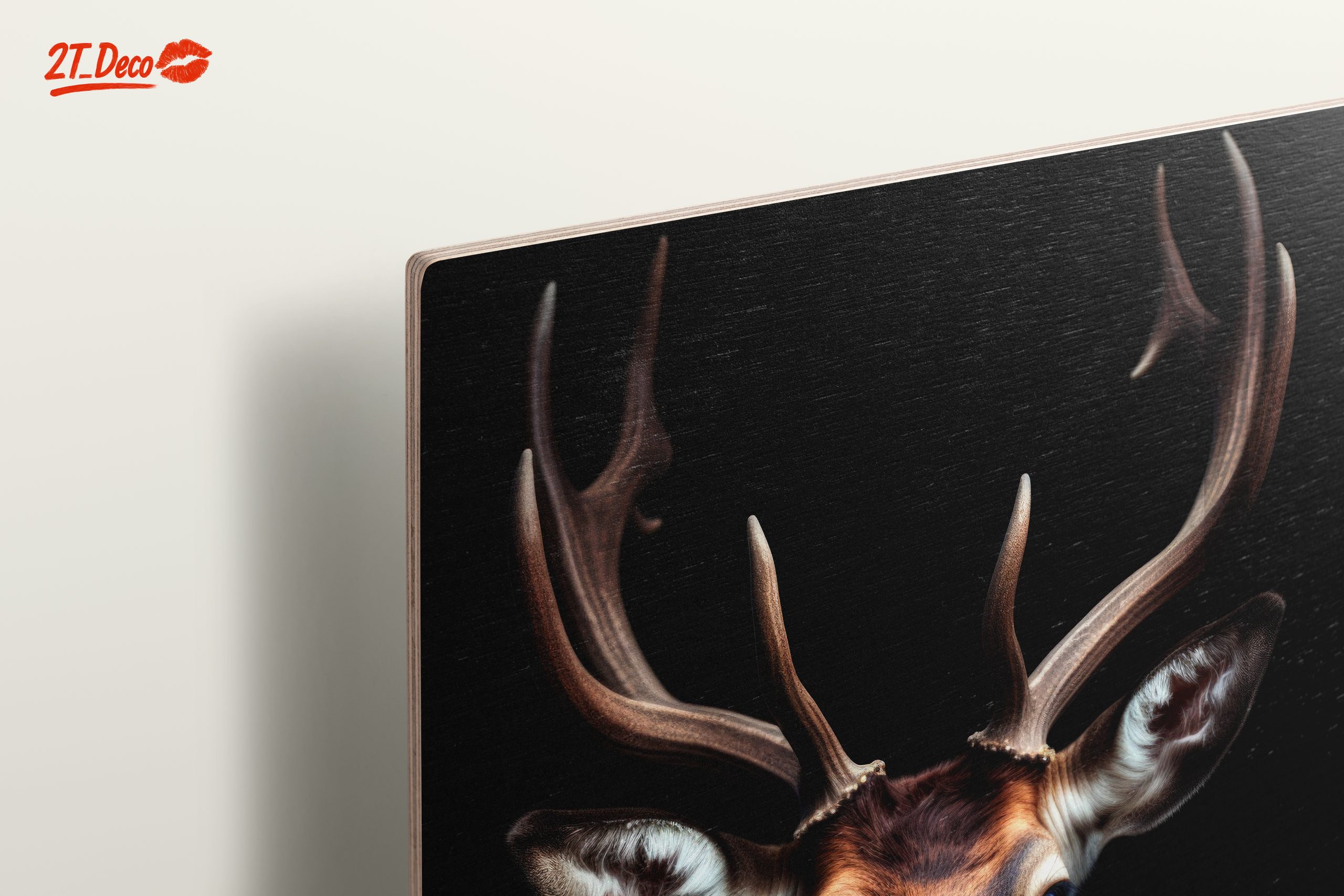 Regal Stag Portrait in Artistic Style - Image 15