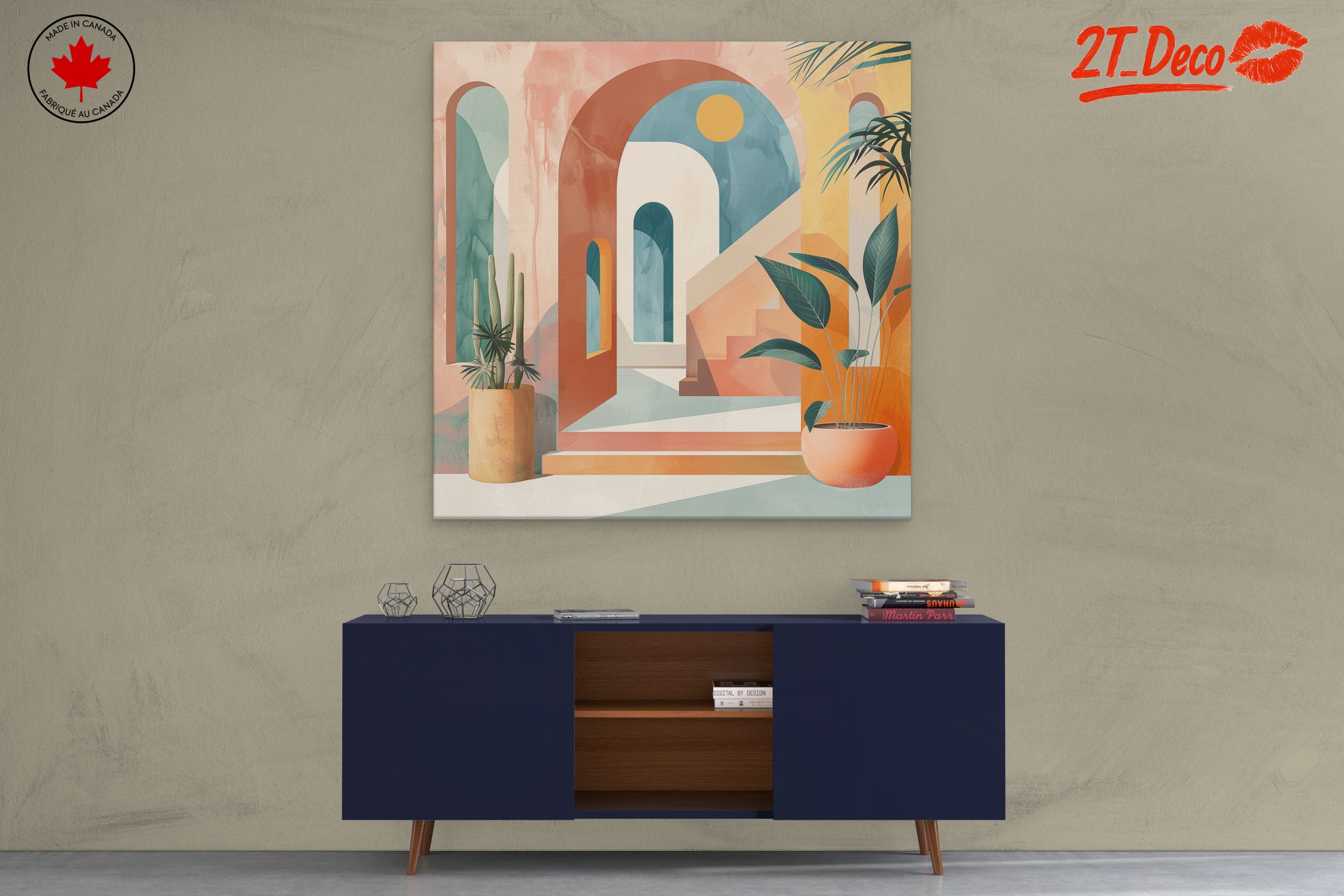 Unique Geometric Interior Artwork - Image 3