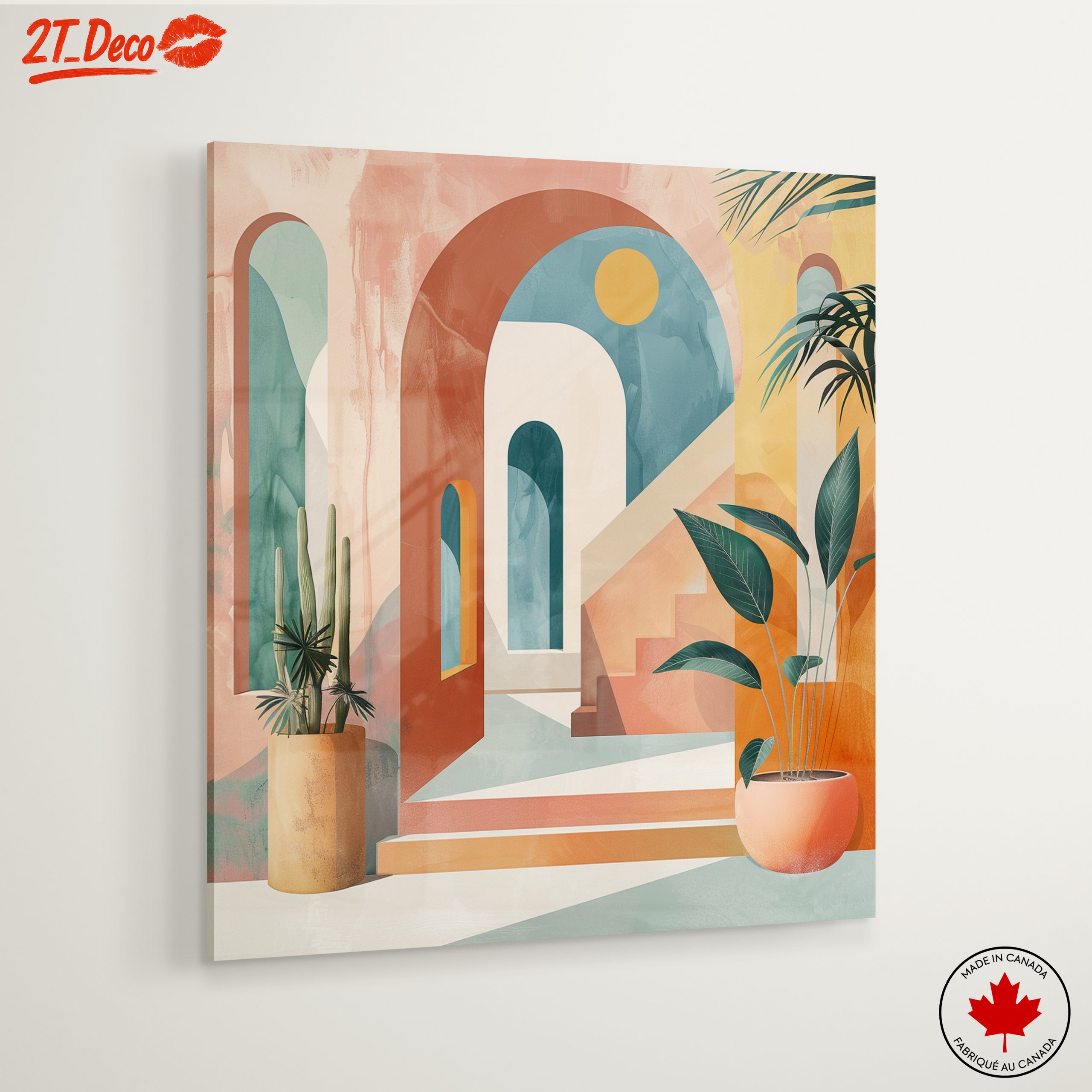 Unique Geometric Interior Artwork - Image 6