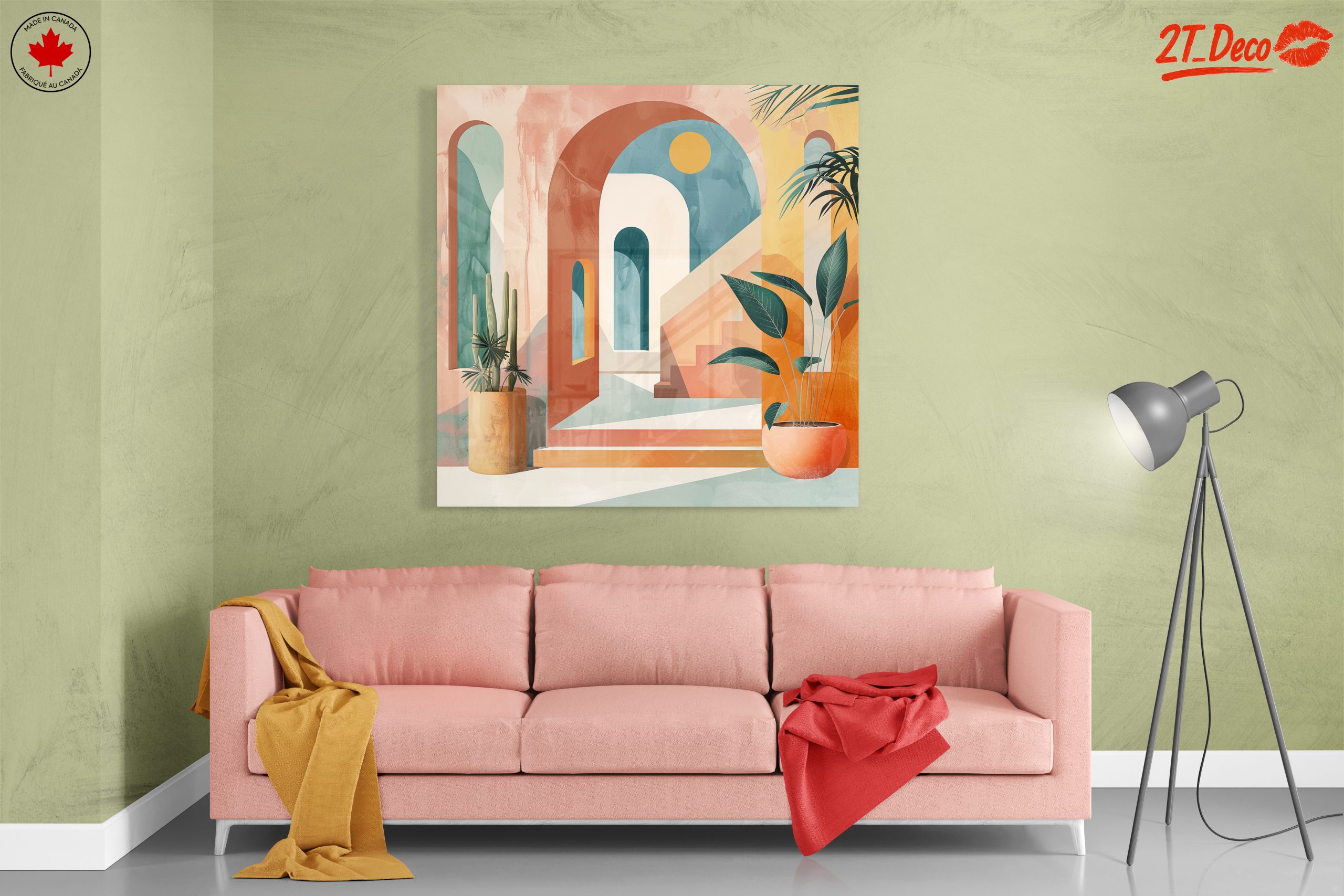 Unique Geometric Interior Artwork - Image 7