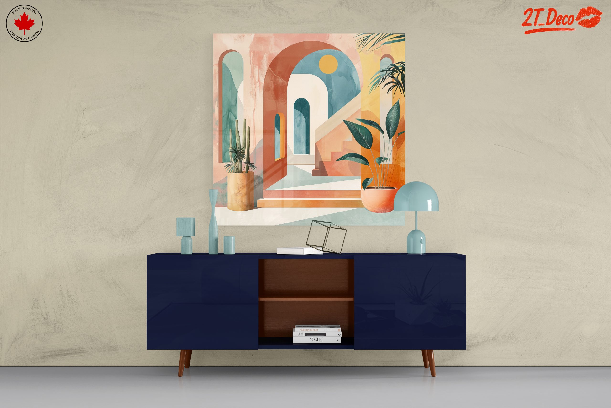 Unique Geometric Interior Artwork - Image 8