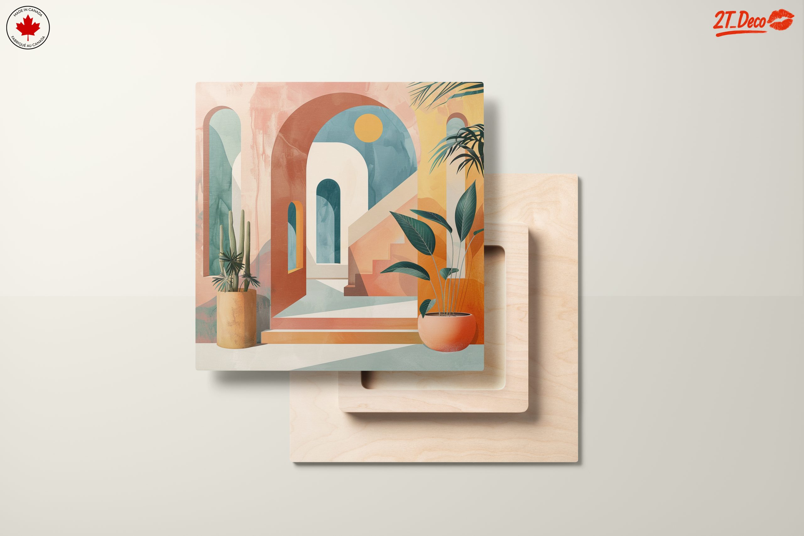 Unique Geometric Interior Artwork - Image 11