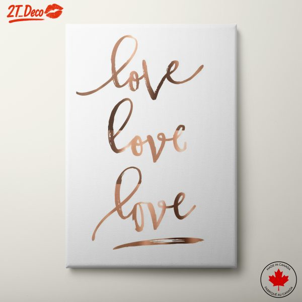 Love Quote Artwork for Home Decoration