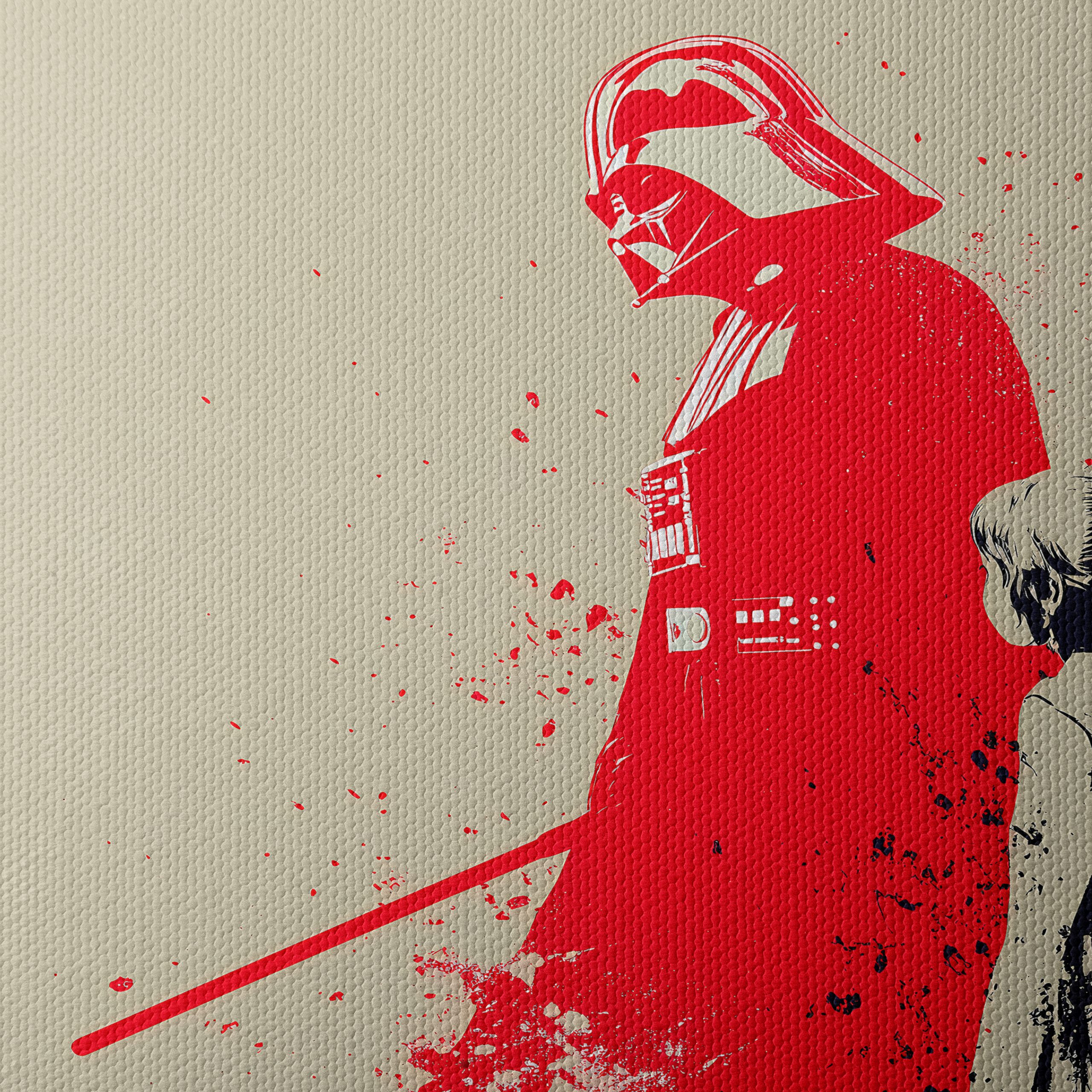 Darth Vader and Child Silhouette Art - Image 4