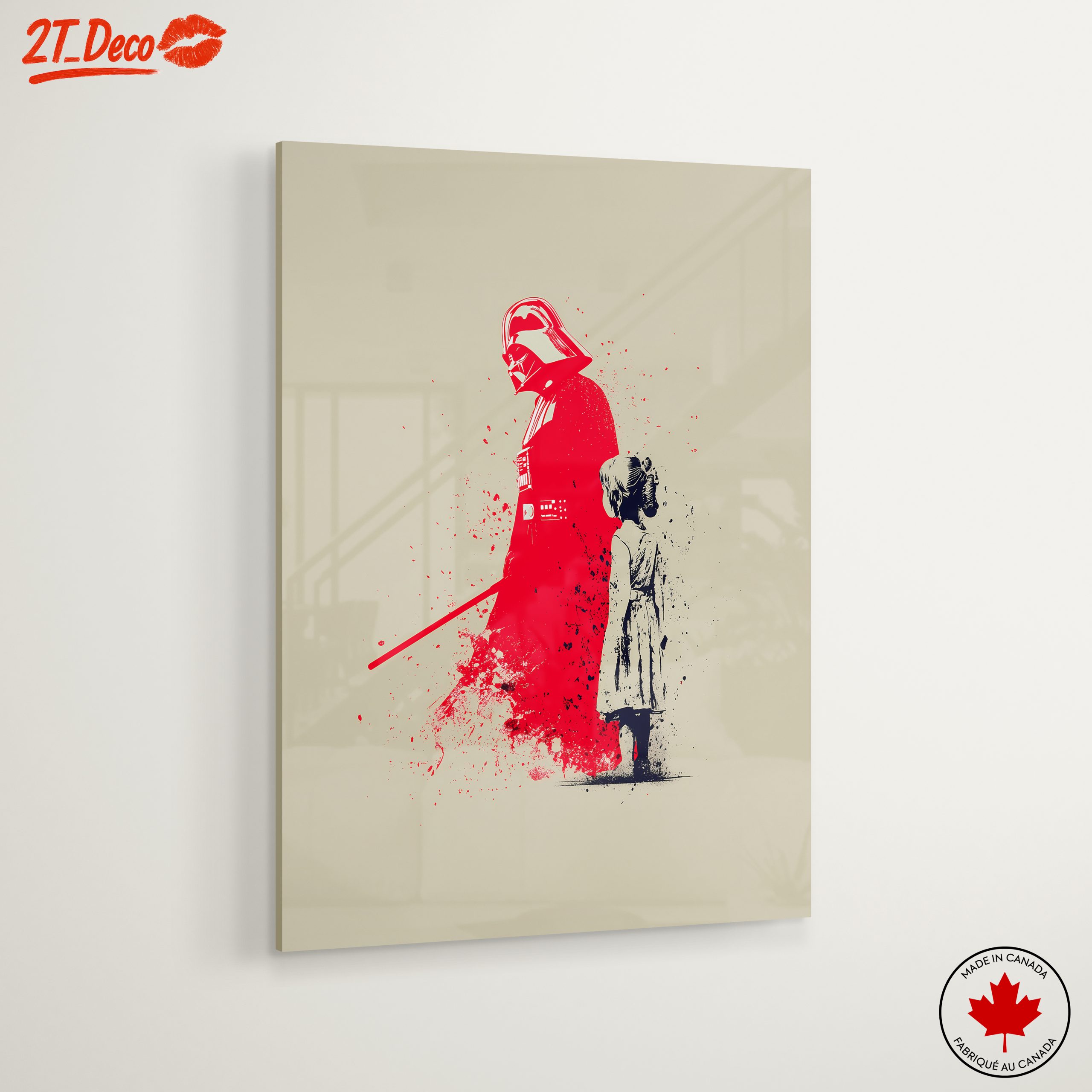 Darth Vader and Child Silhouette Art - Image 6