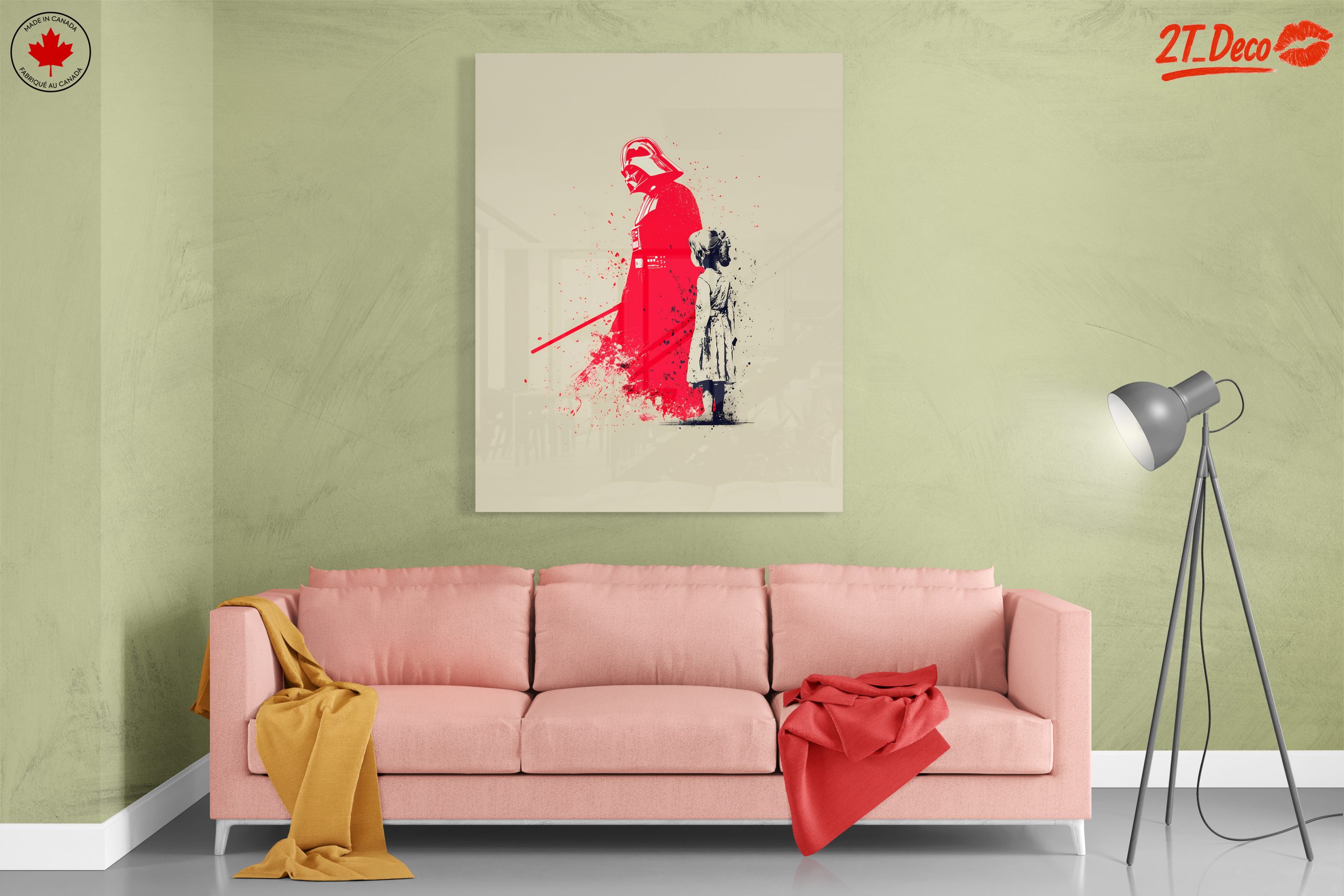 Darth Vader and Child Silhouette Art - Image 7
