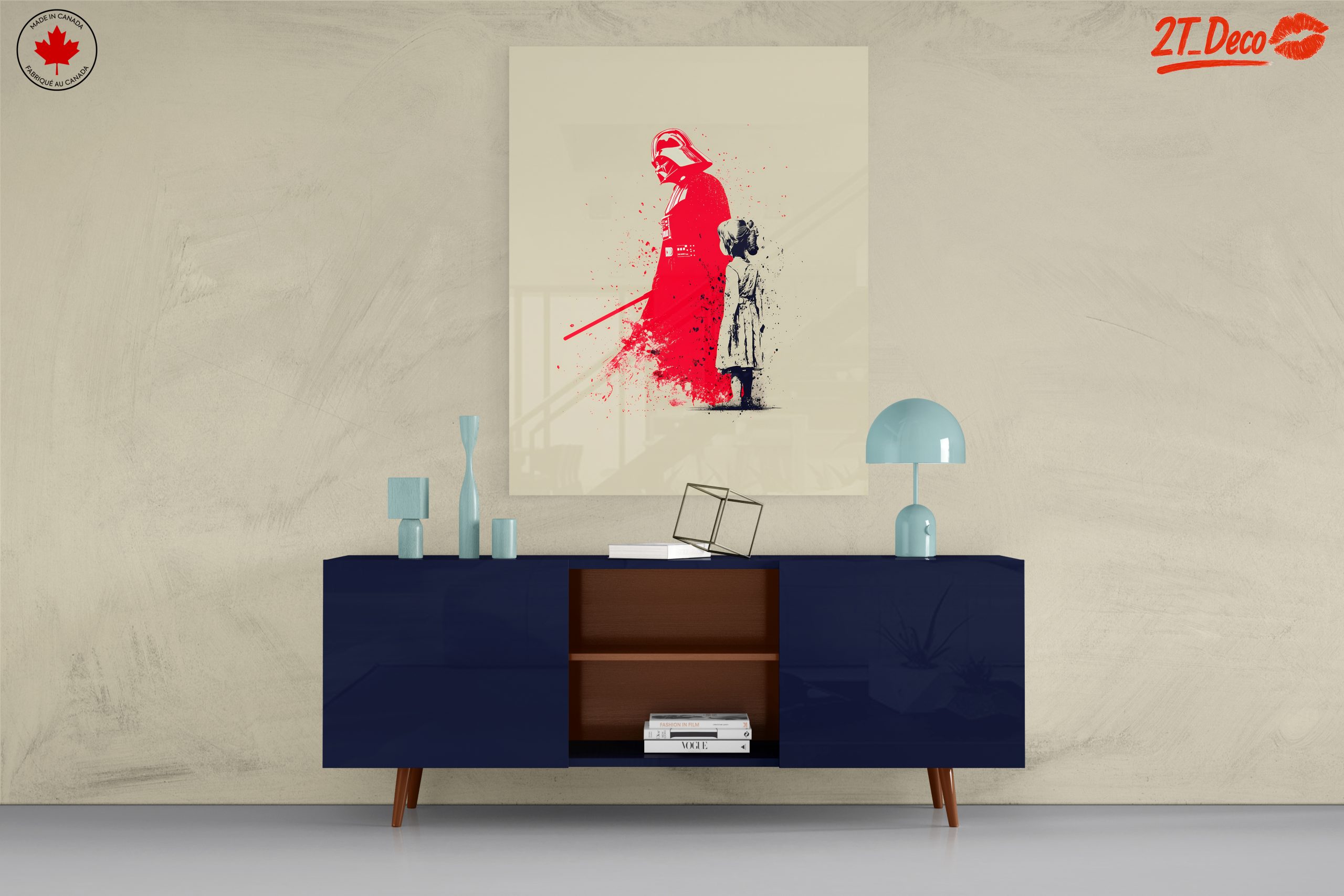 Darth Vader and Child Silhouette Art - Image 8