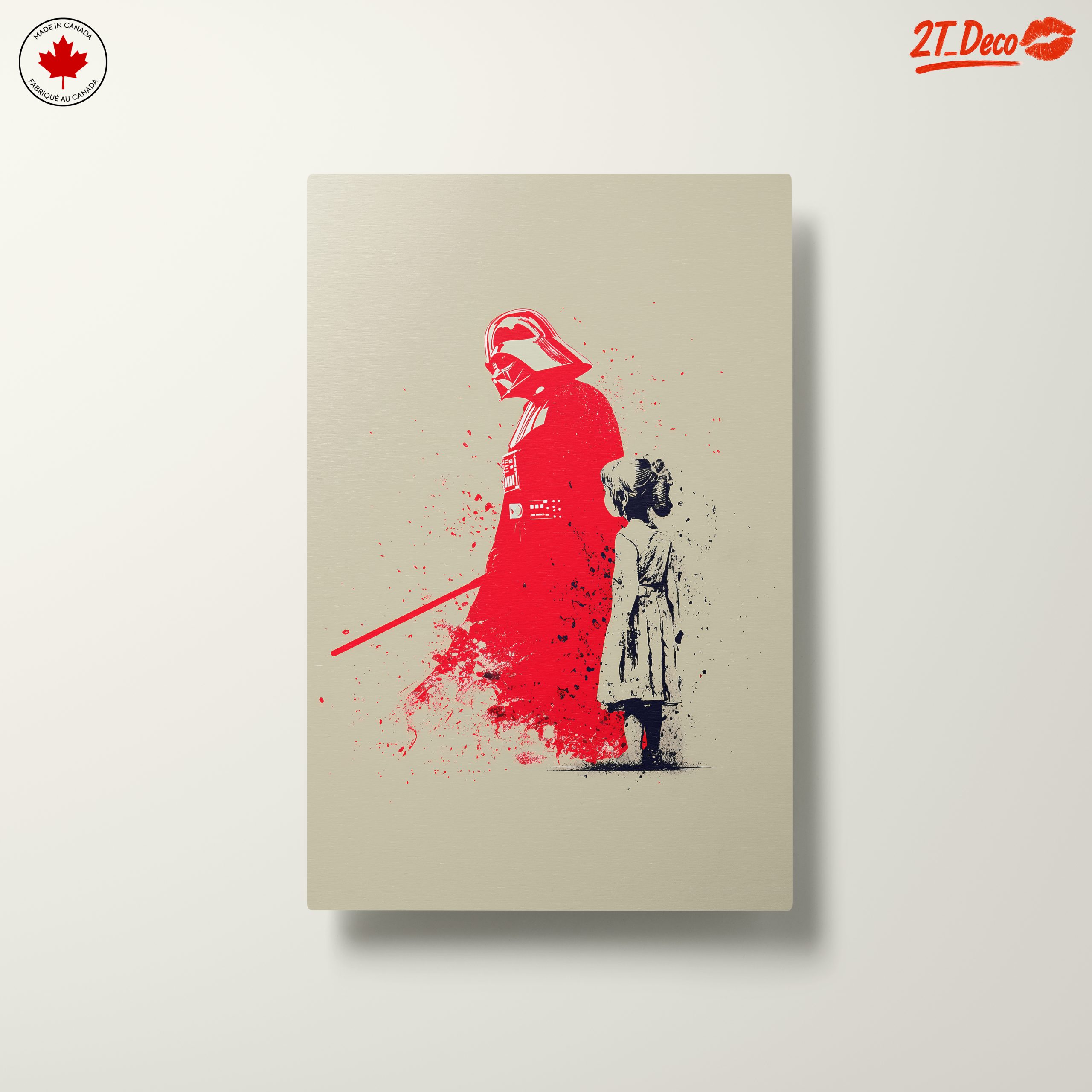 Darth Vader and Child Silhouette Art - Image 10