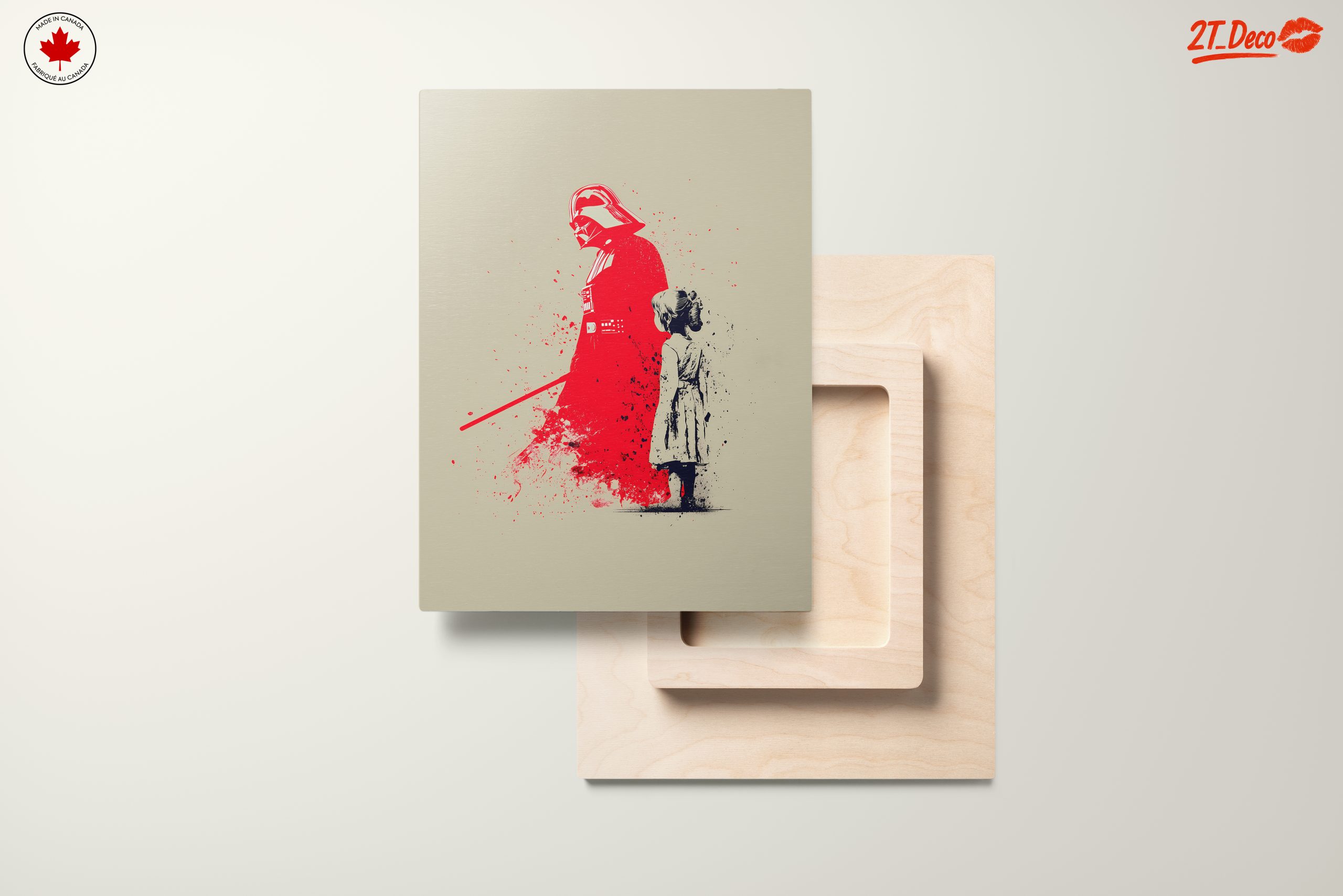 Darth Vader and Child Silhouette Art - Image 11