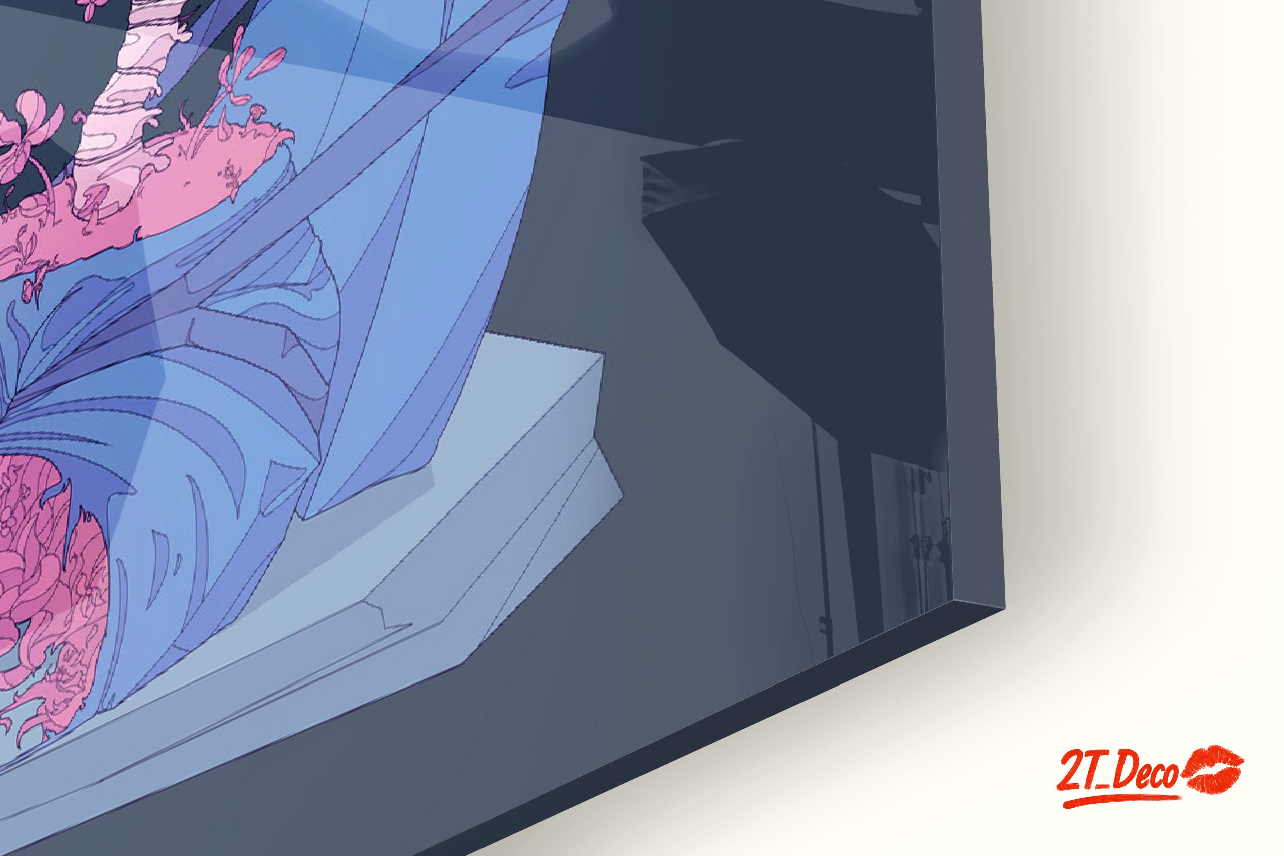Futuristic Botanical Artwork with Astronaut - Image 9